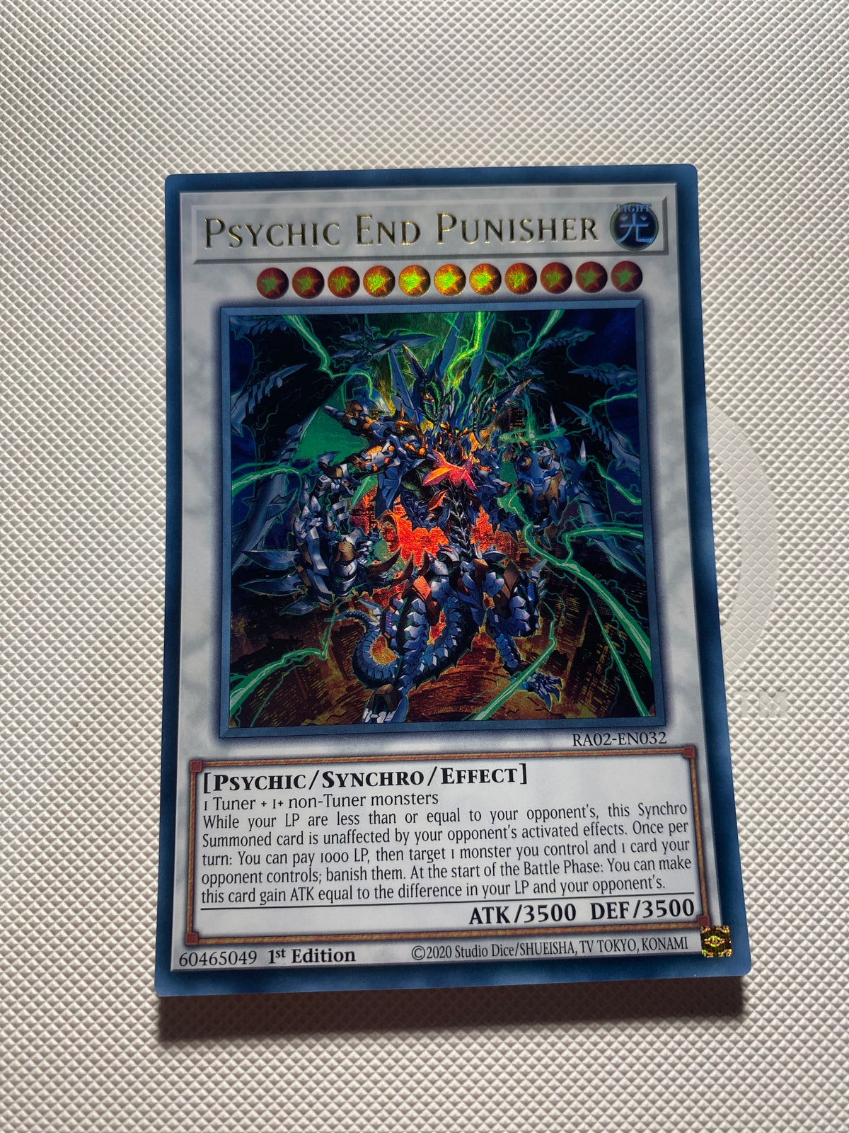 Psychic END Punisher Ultra Rare Near Mint