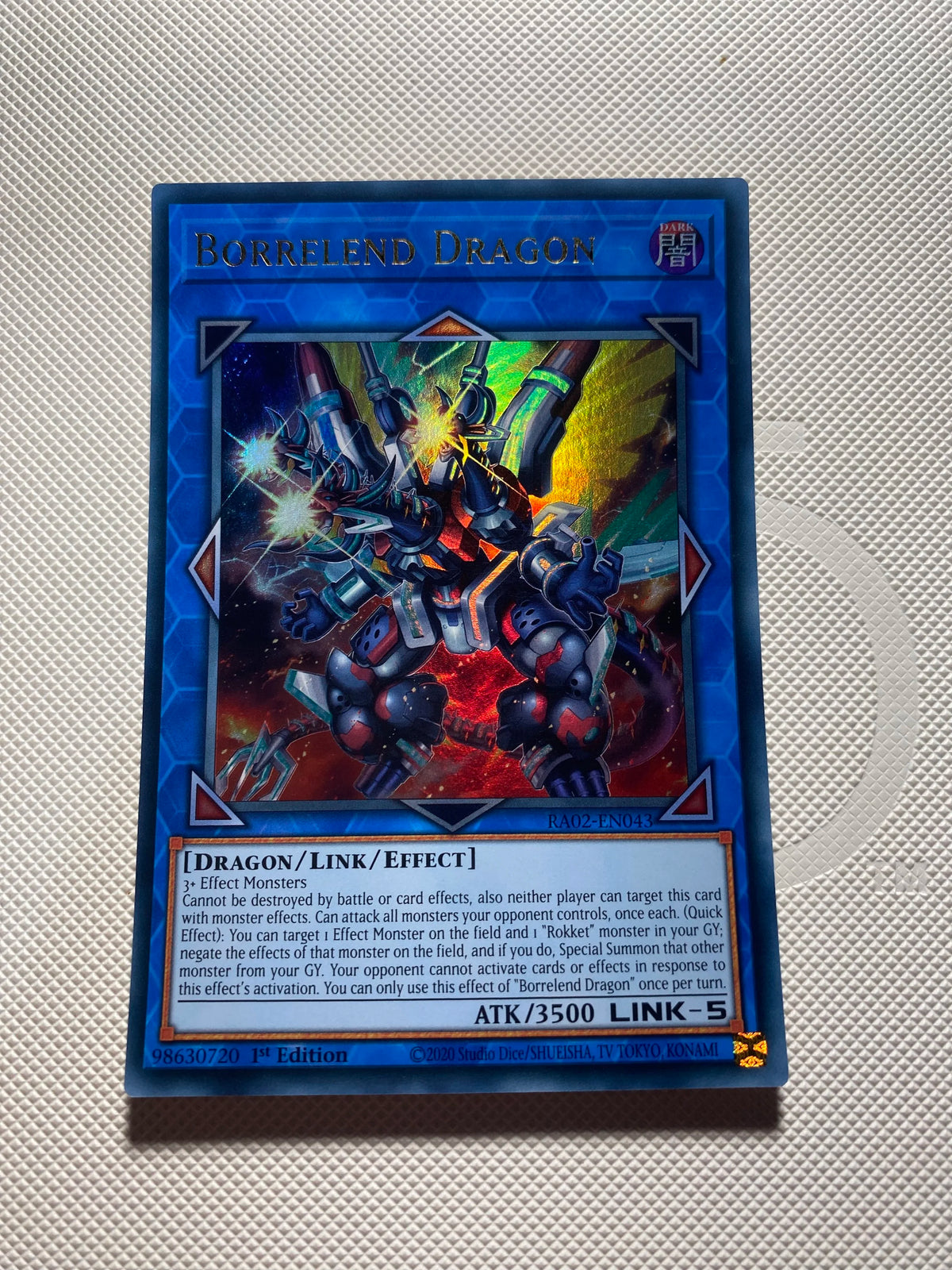 Borrelend Dragon Ultra Rare Near Mint