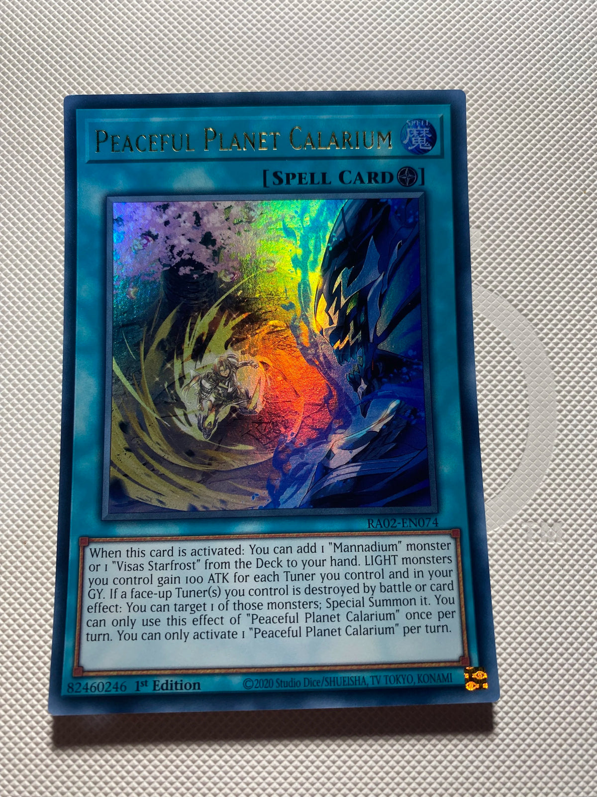 Peaceful Planet Calarium Ultra Rare Near Mint