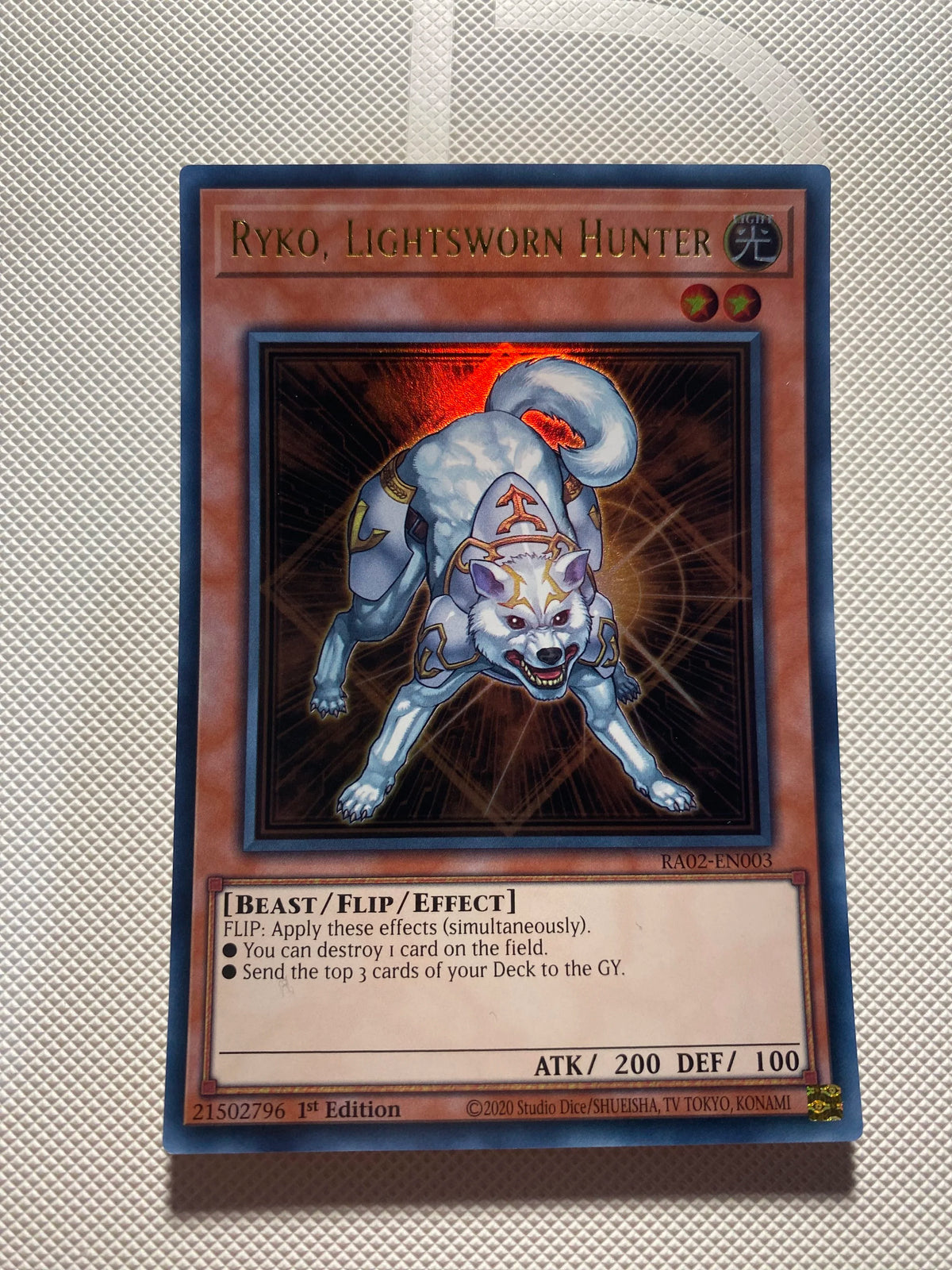Ryko, Lightsworn Hunter Ultra Rare Near Mint
