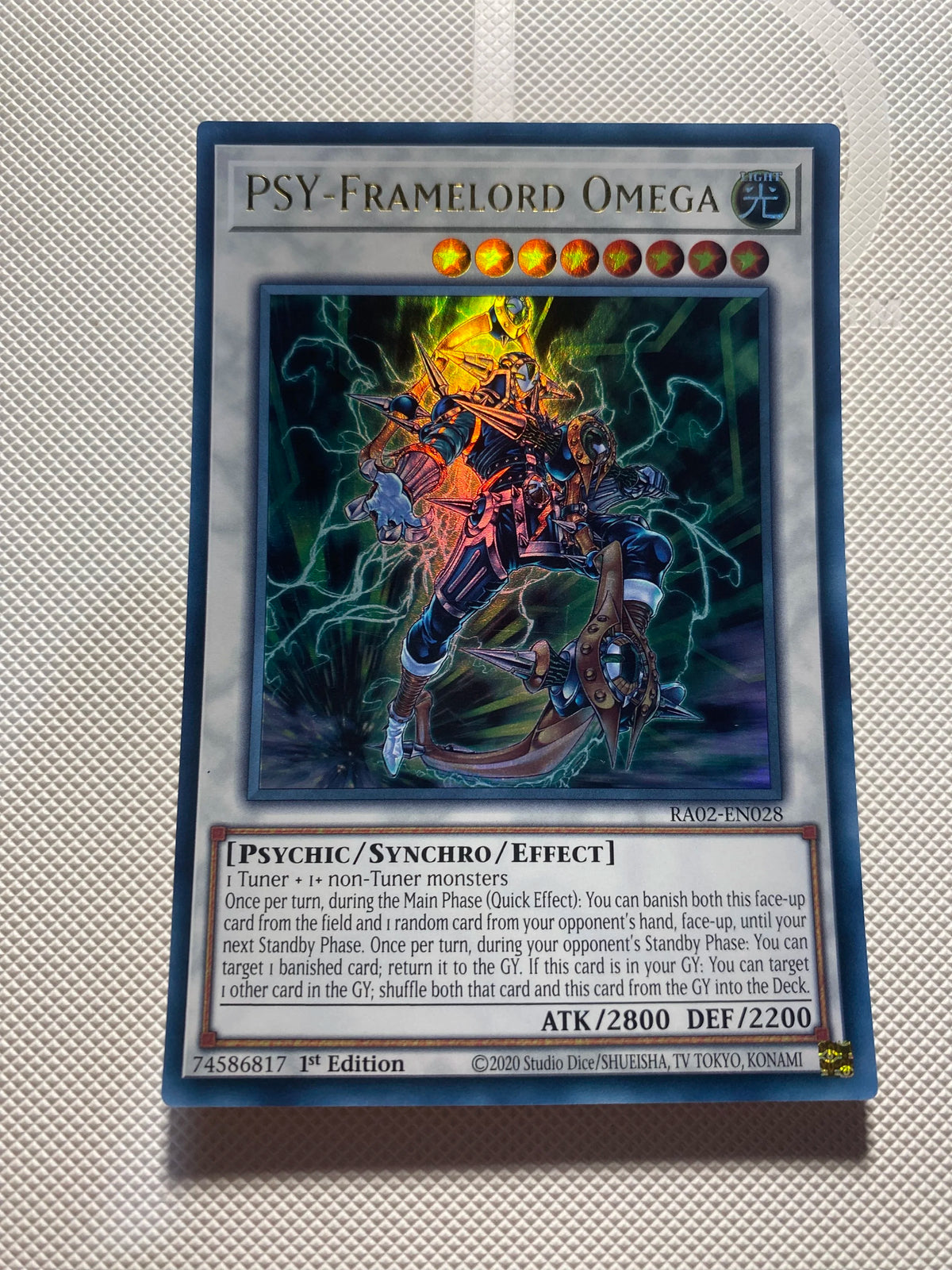Psy-framelord Omega Ultra Rare Near Mint