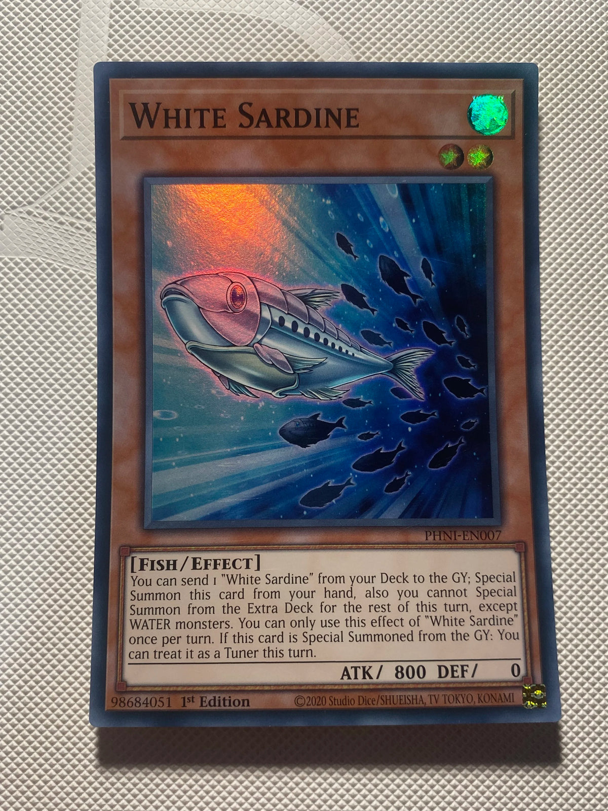 White Sardine Super Rare Near Mint