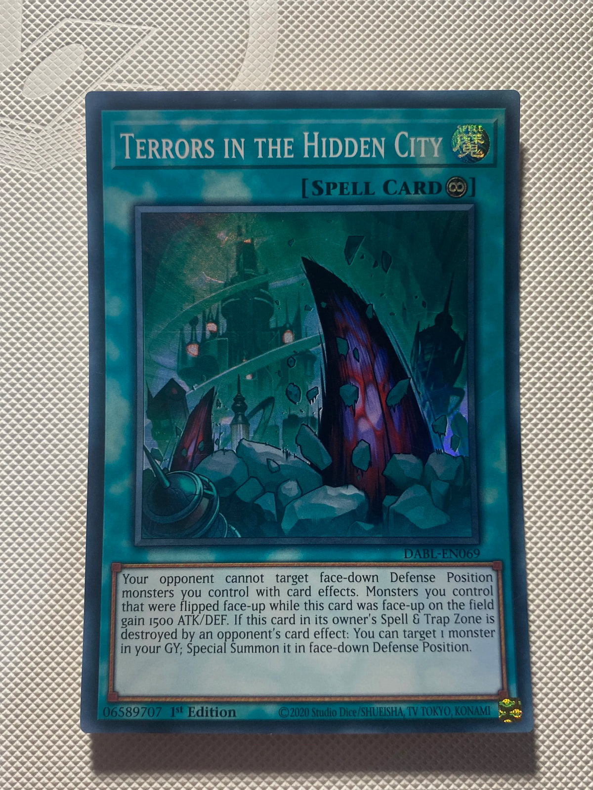 Terrors IN THE Hidden City Super Rare Near Mint