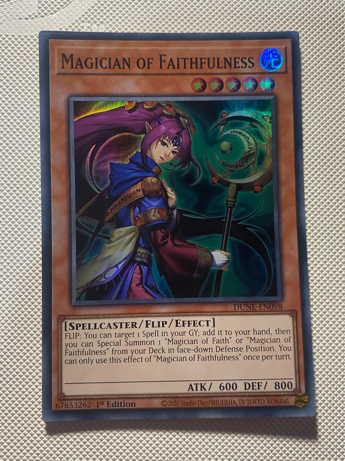 Magician OF Faithfulness Super Rare Near Mint