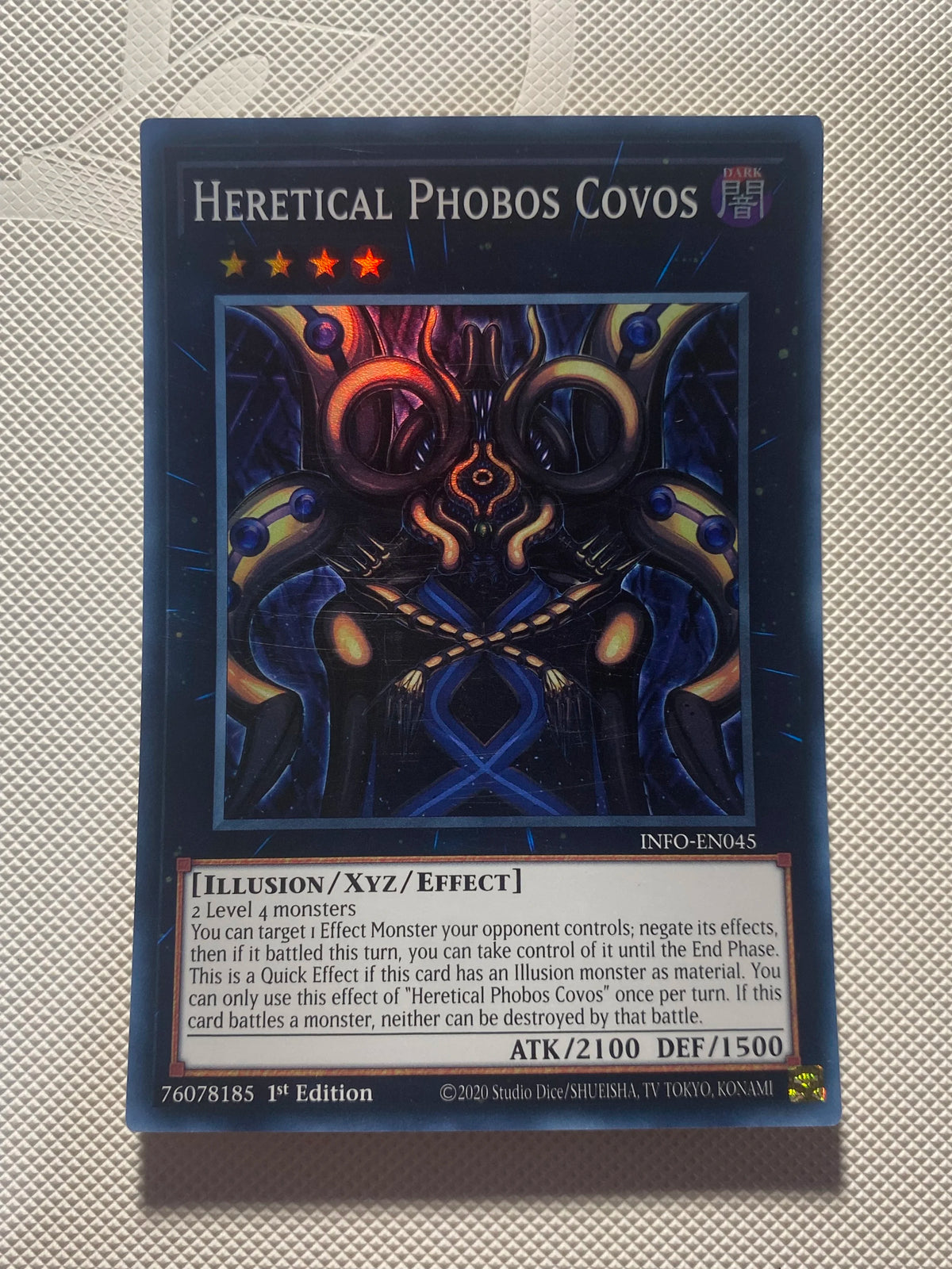 Heretical Phobos Covos Super Rare Near Mint