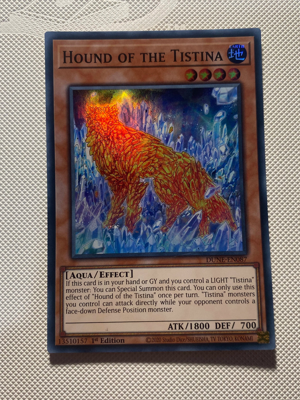 Hound OF THE Tistina Super Rare Near Mint