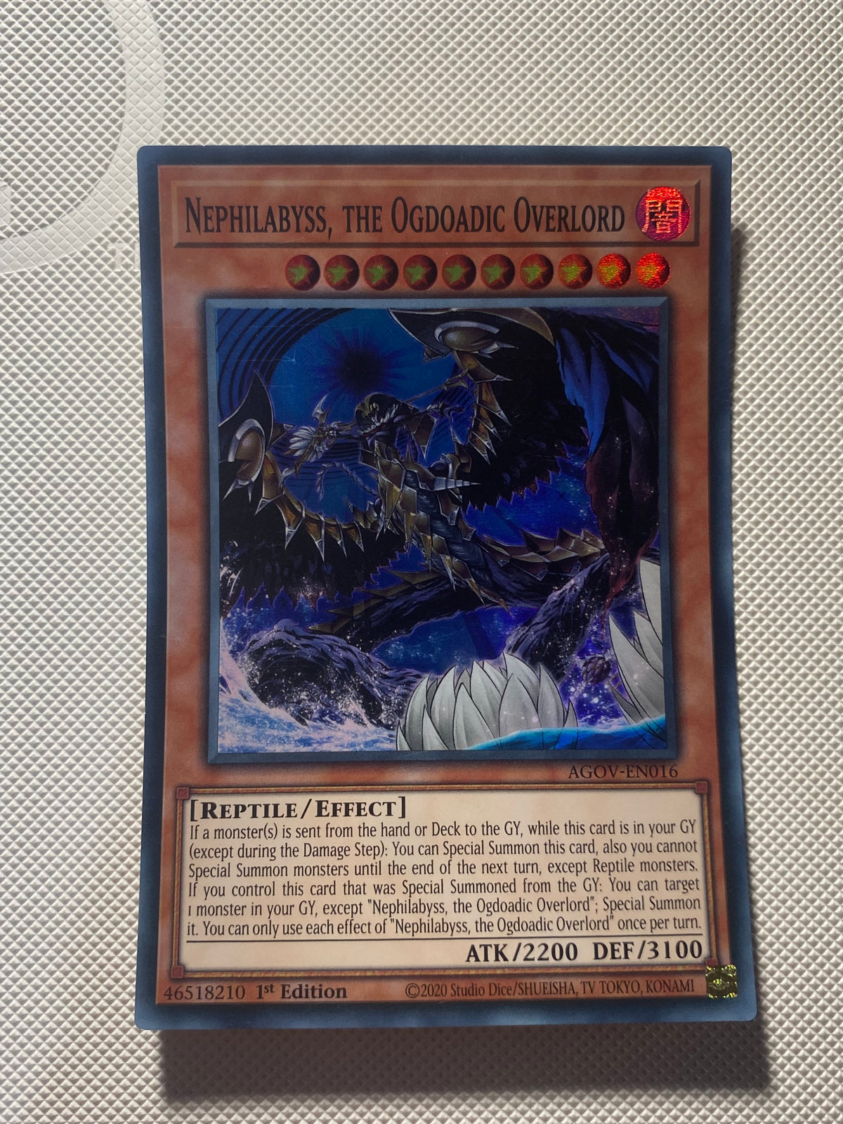 Nephilabyss, THE Ogdoadic Overlord Super Rare Near Mint