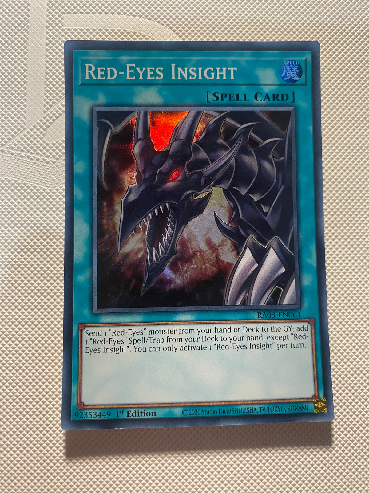 Red-eyes Insight Super Rare Near Mint