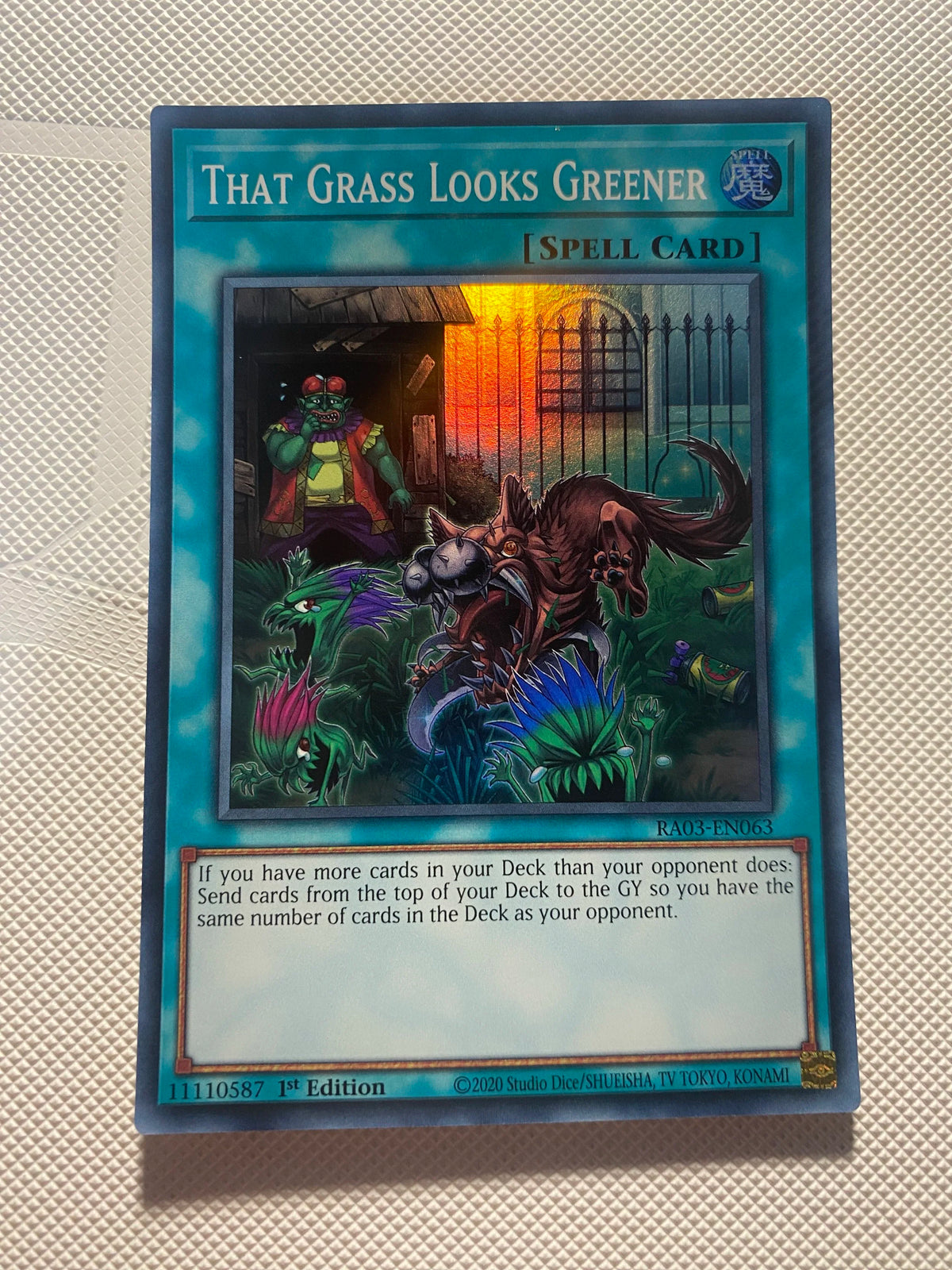 That Grass Looks Greener Super Rare Near Mint