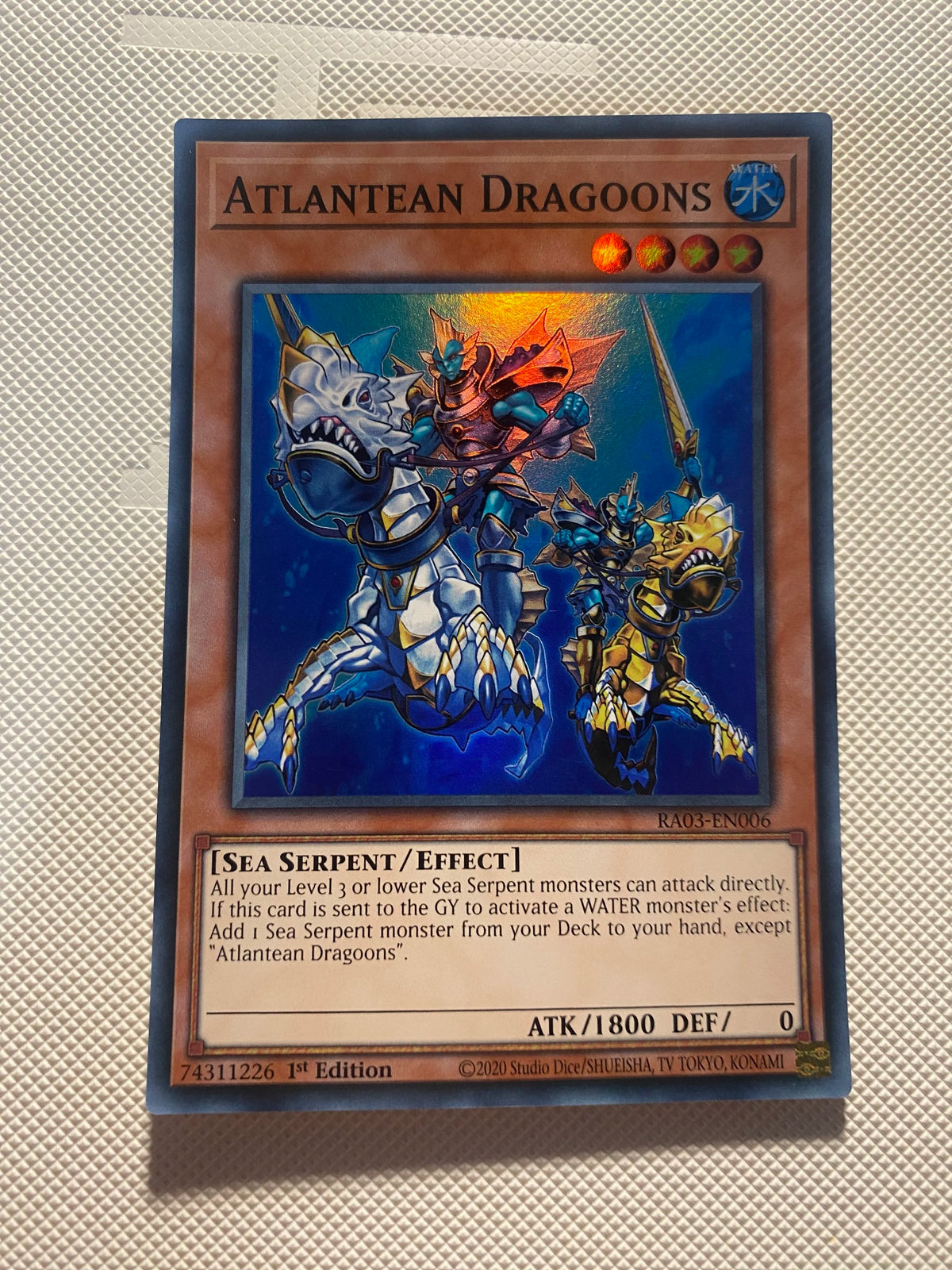 Atlantean Dragoons Super Rare Near Mint