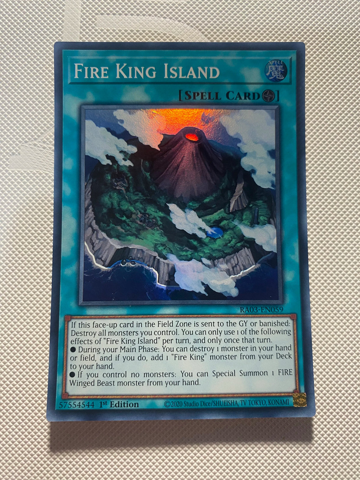Fire King Island Super Rare Near Mint