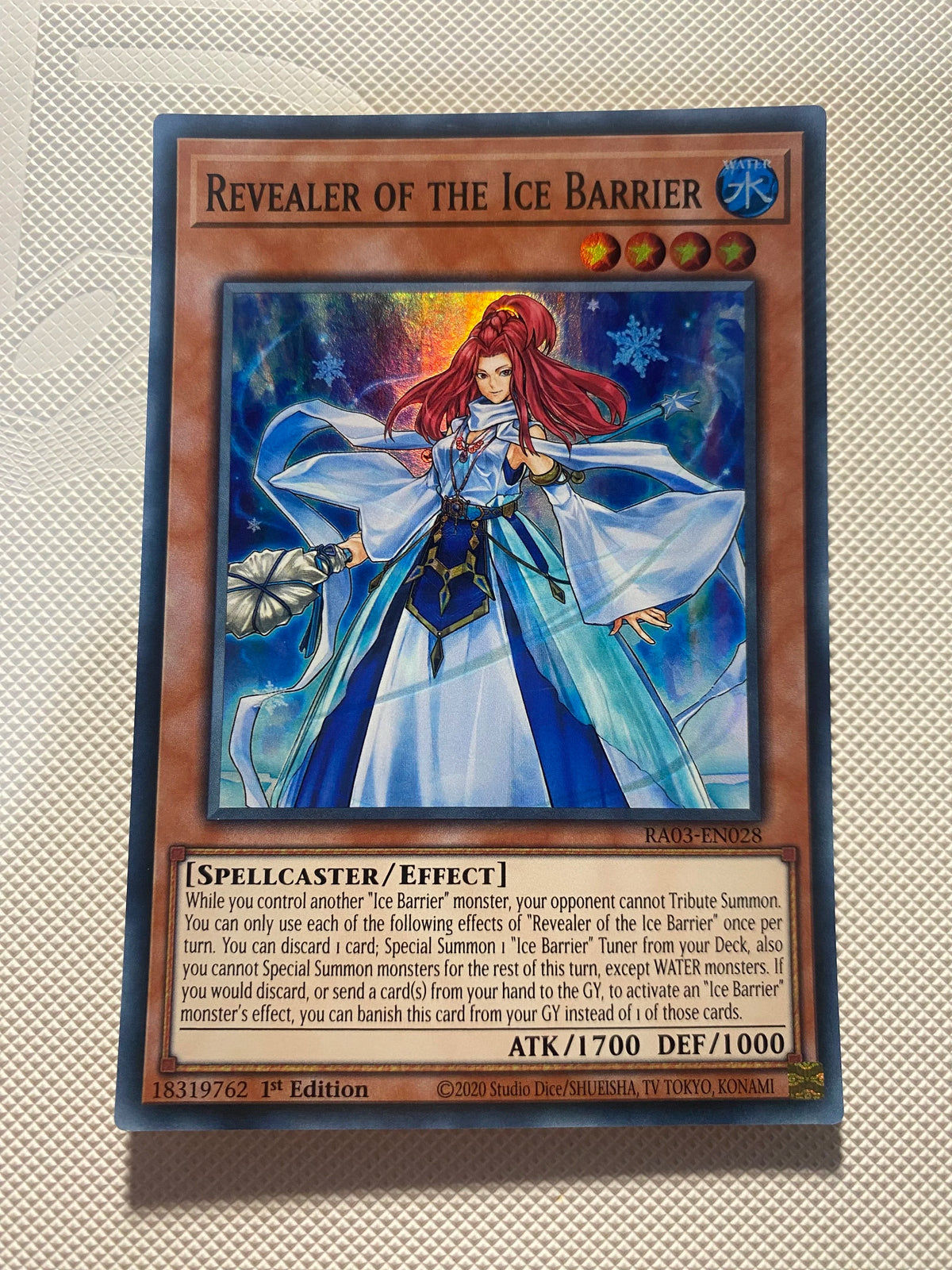 Revealer OF THE ICE Barrier Super Rare Near Mint