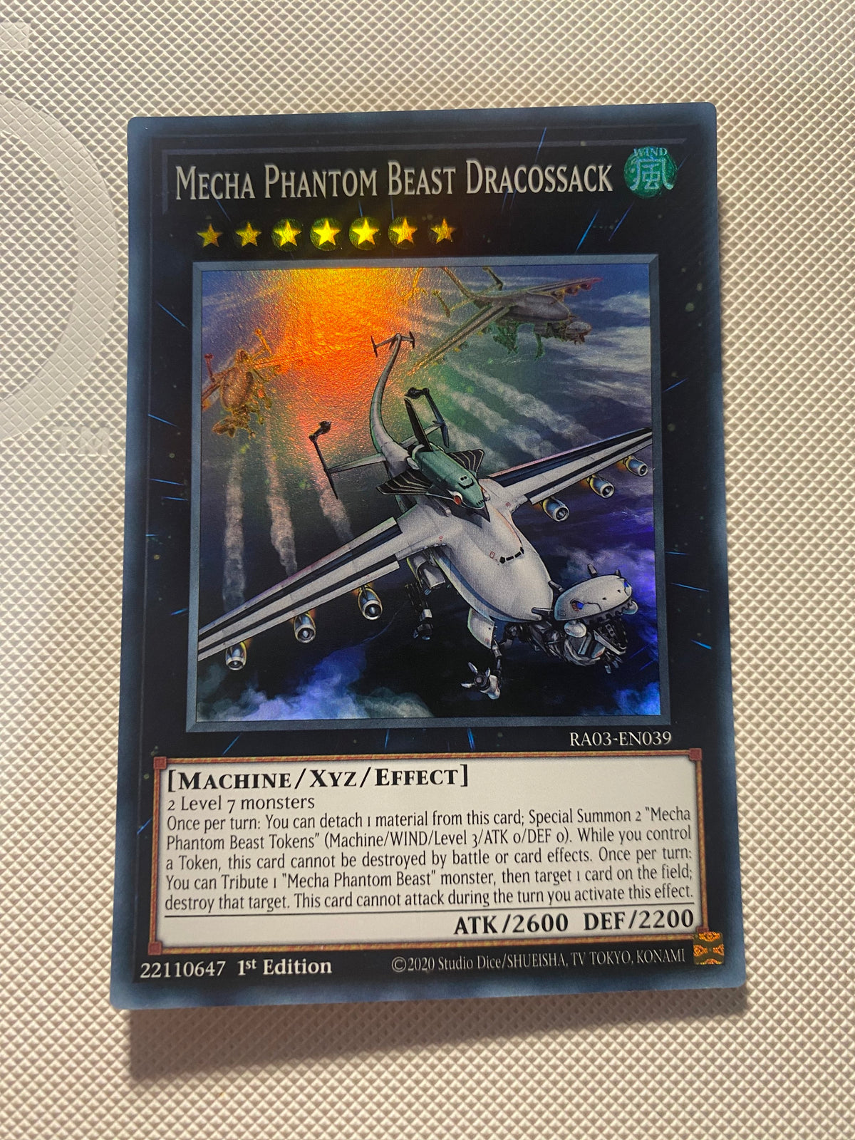 Mecha Phantom Beast Dracossack Super Rare Near Mint