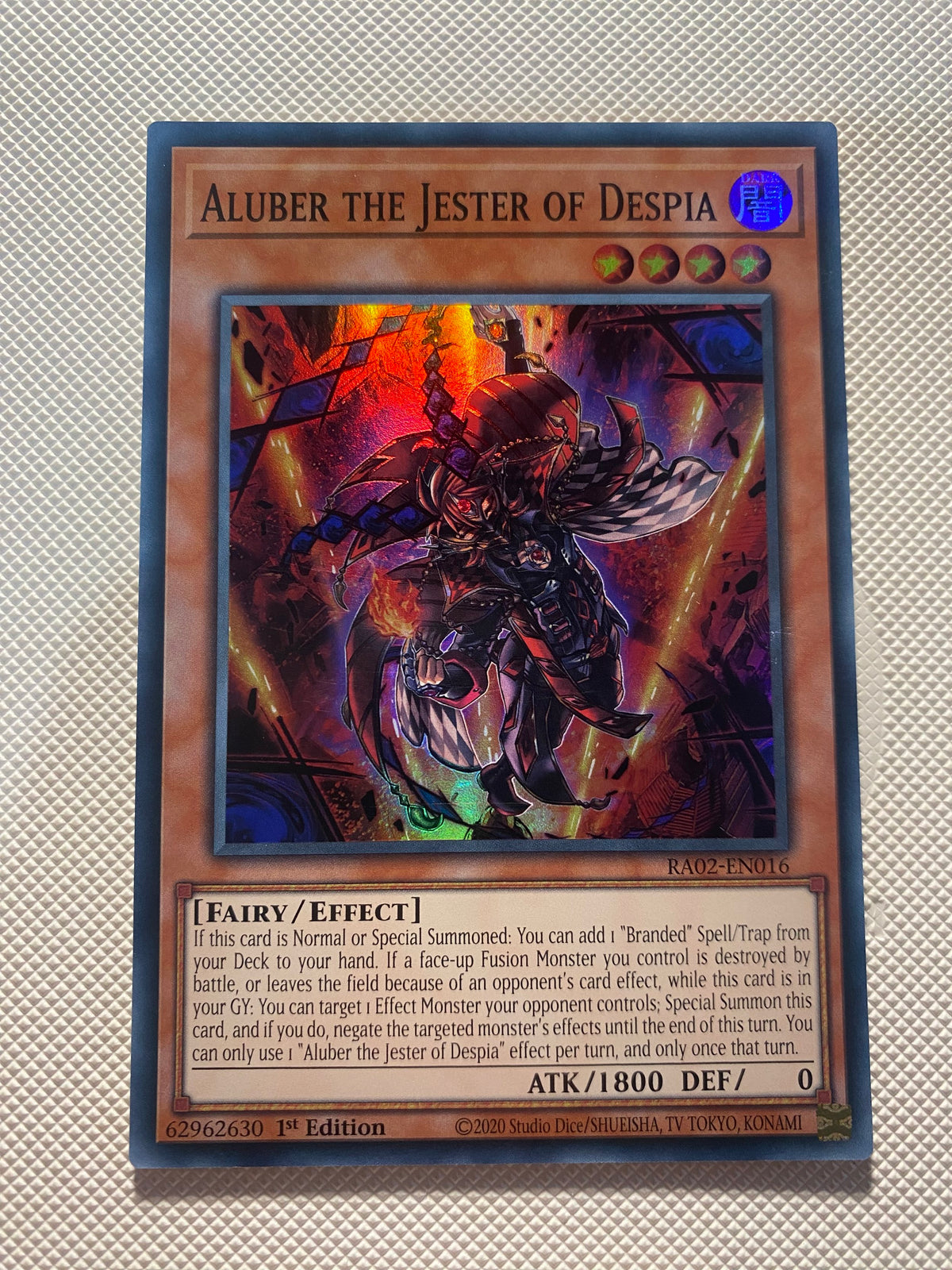 Aluber THE Jester OF Despia Super Rare Near Mint