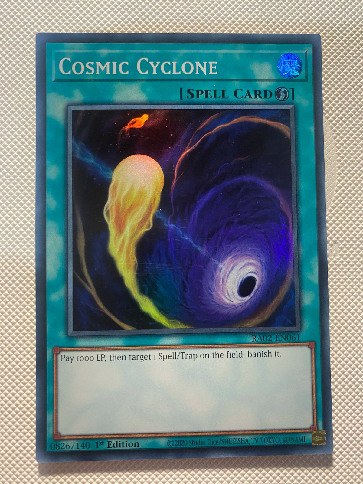 Cosmic Cyclone Super Rare Near Mint