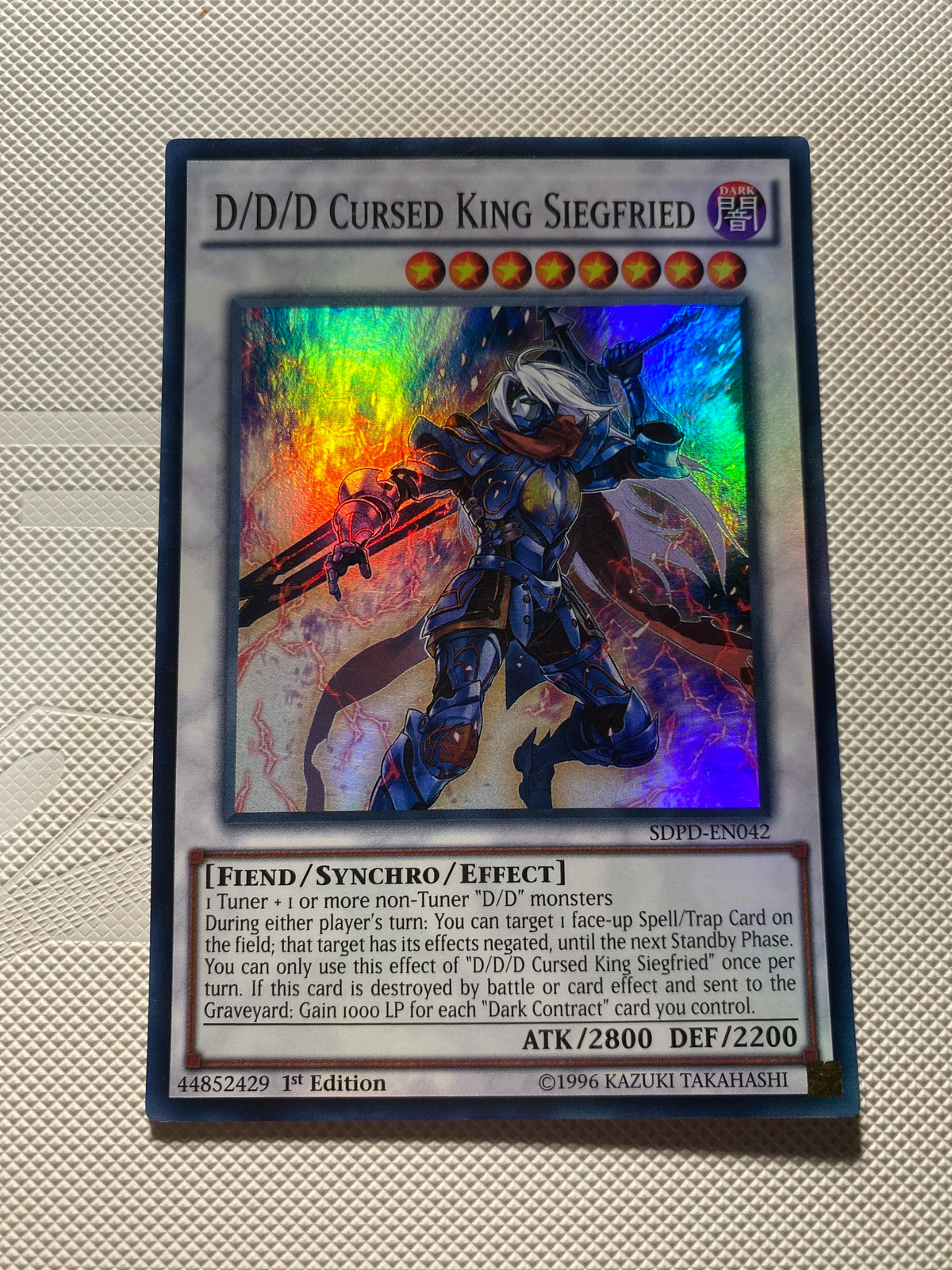 D/d/d Cursed King Siegfried Super Rare Near Mint