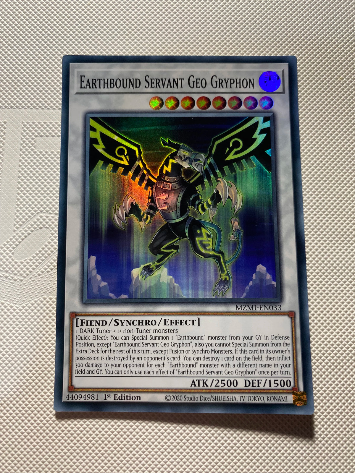 Earthbound Servant GEO Gryphon Super Rare Near Mint