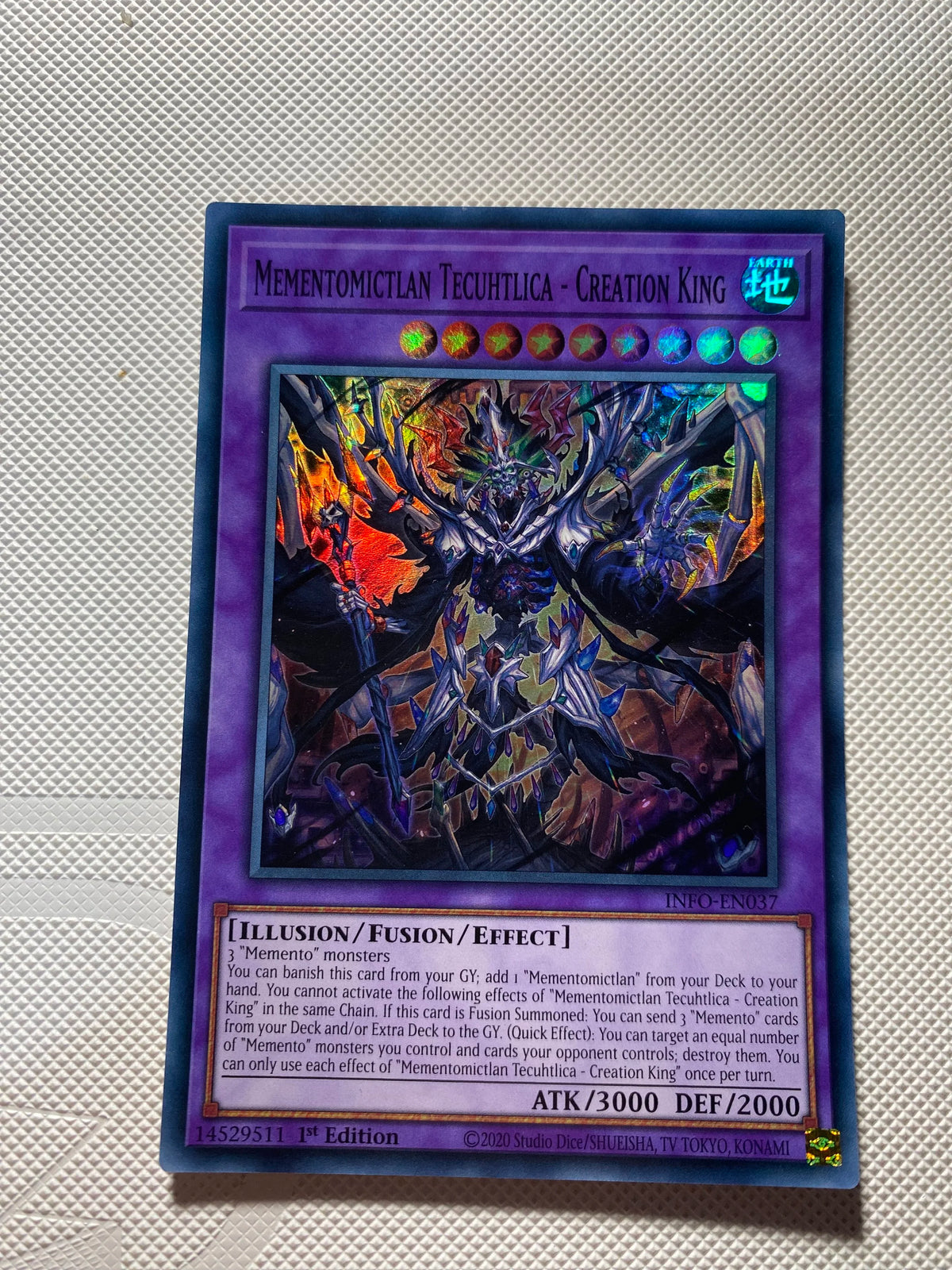 Mementomictlan Tecuhtlica - Creation King Super Rare Near Mint