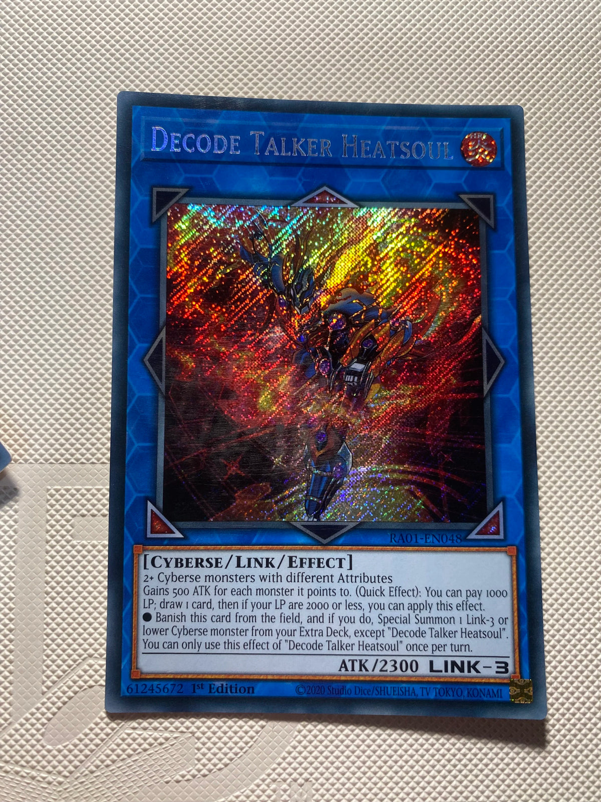 Decode Talker Heatsoul Secret Rare Near Mint