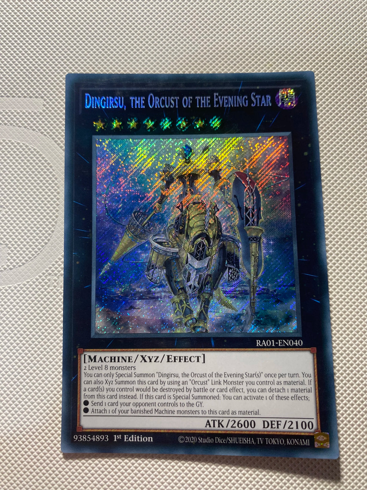 Dingirsu, THE Orcust OF THE Evening Star Secret Rare Near Mint