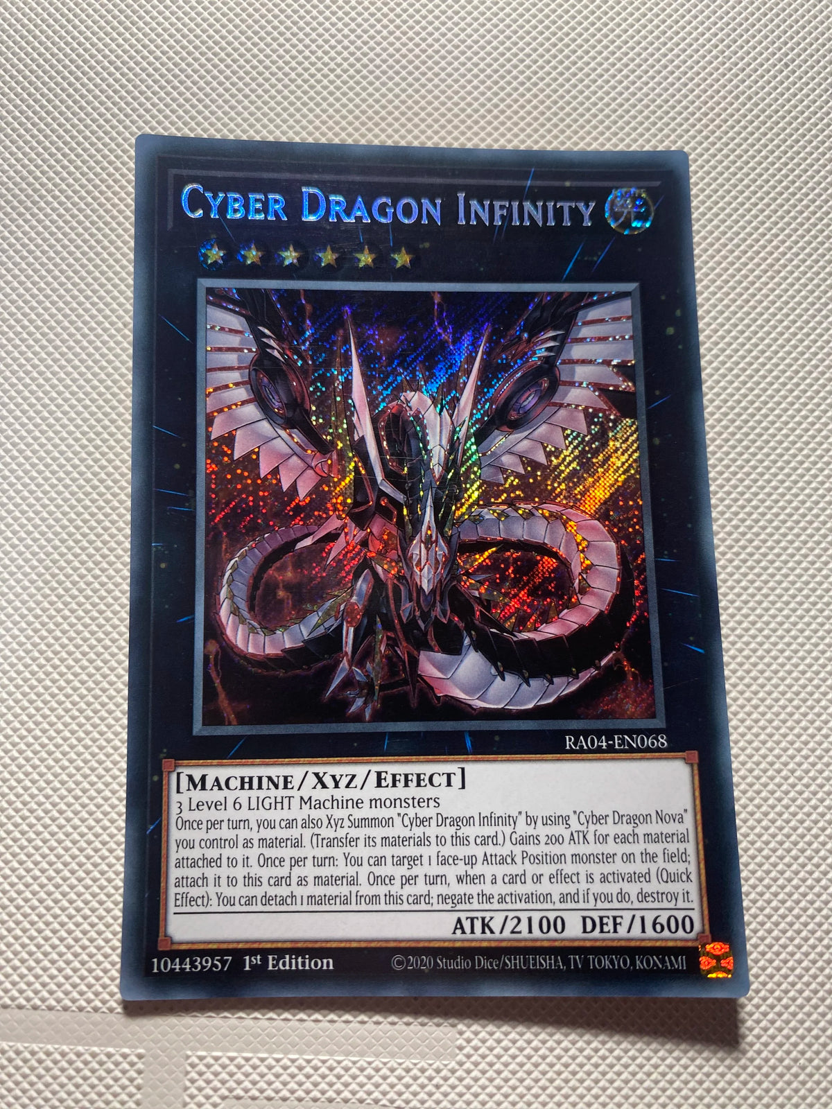 Cyber Dragon Infinity Secret Rare Near Mint