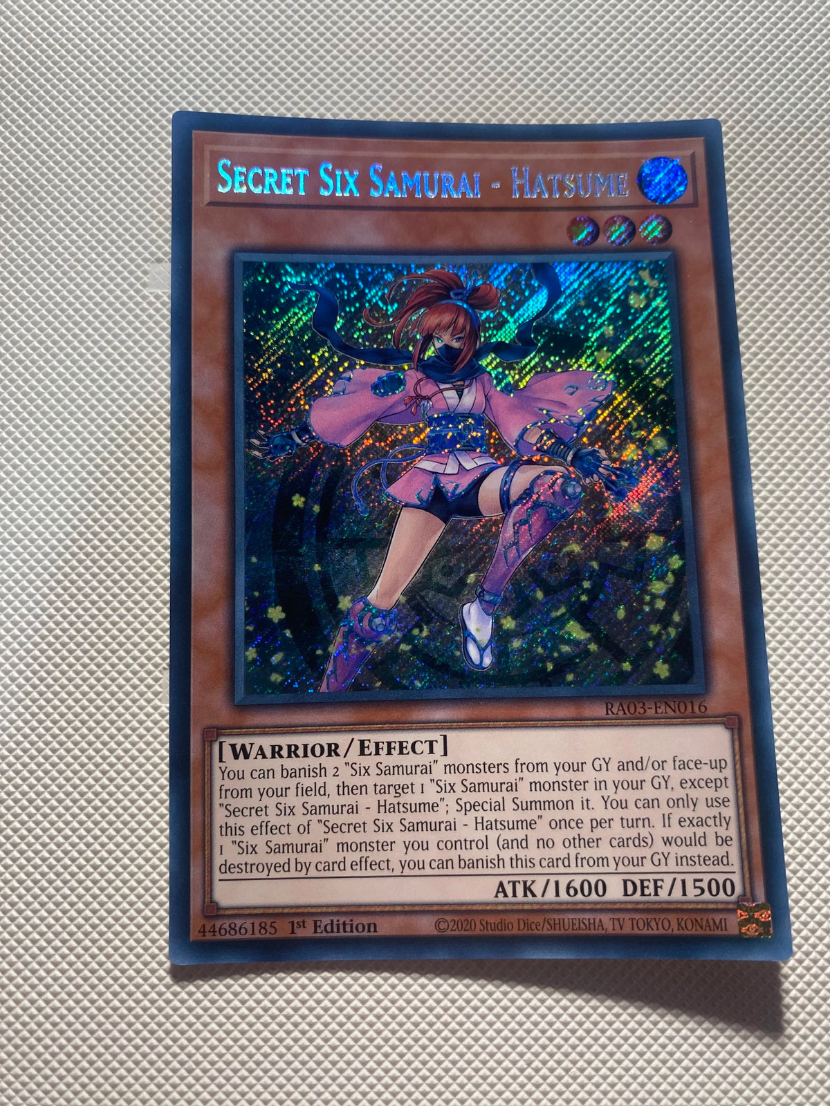 Secret SIX Samurai - Hatsume Secret Rare Near Mint