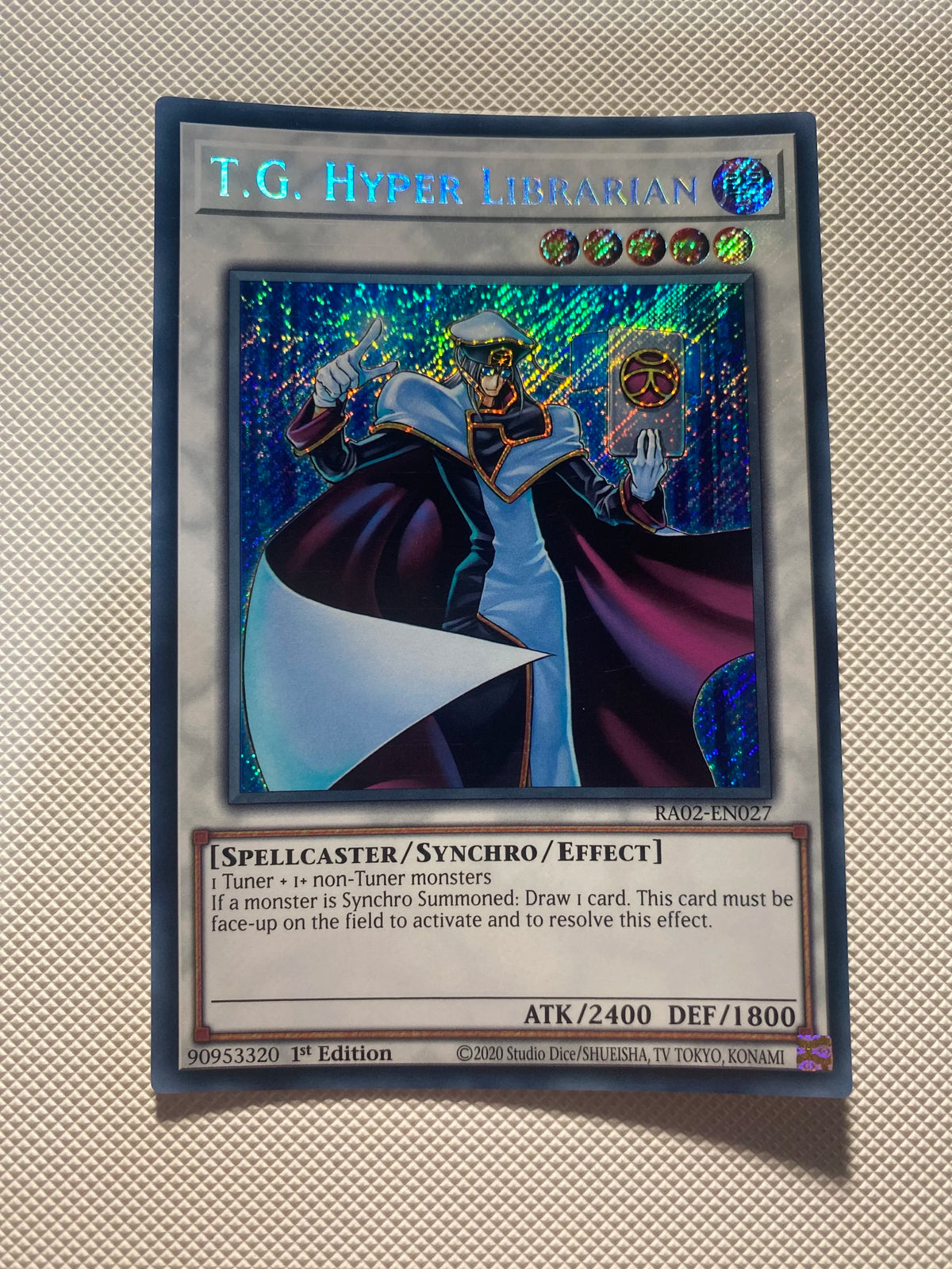 T.g. Hyper Librarian Secret Rare Near Mint