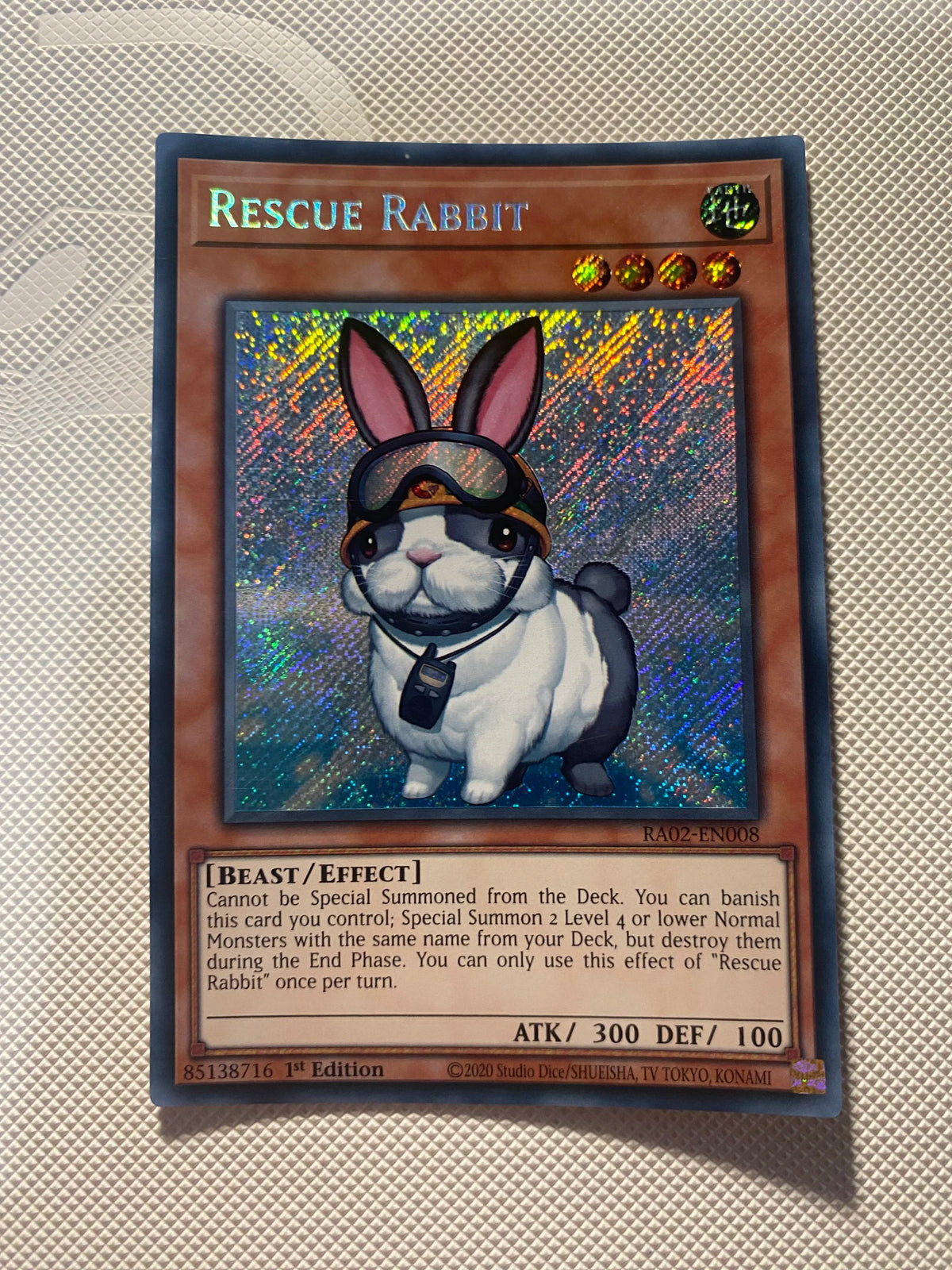 Rescue Rabbit Secret Rare Near Mint