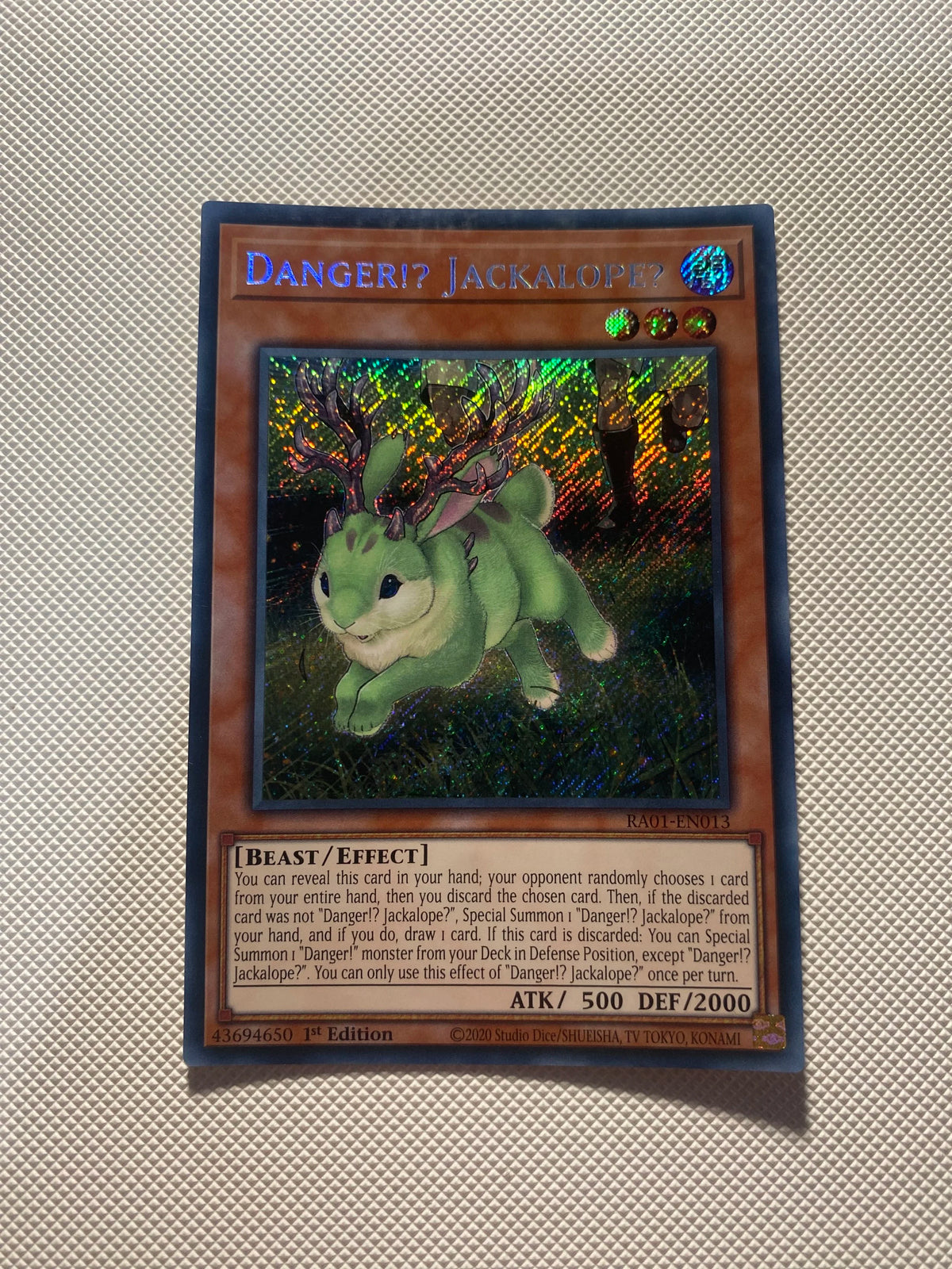 Danger!? Jackalope? Secret Rare Near Mint