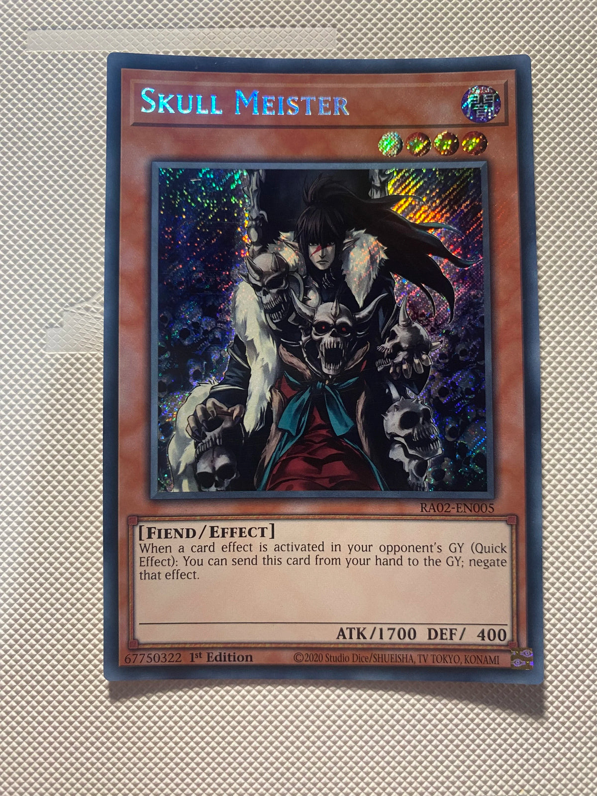 Skull Meister Secret Rare Near Mint