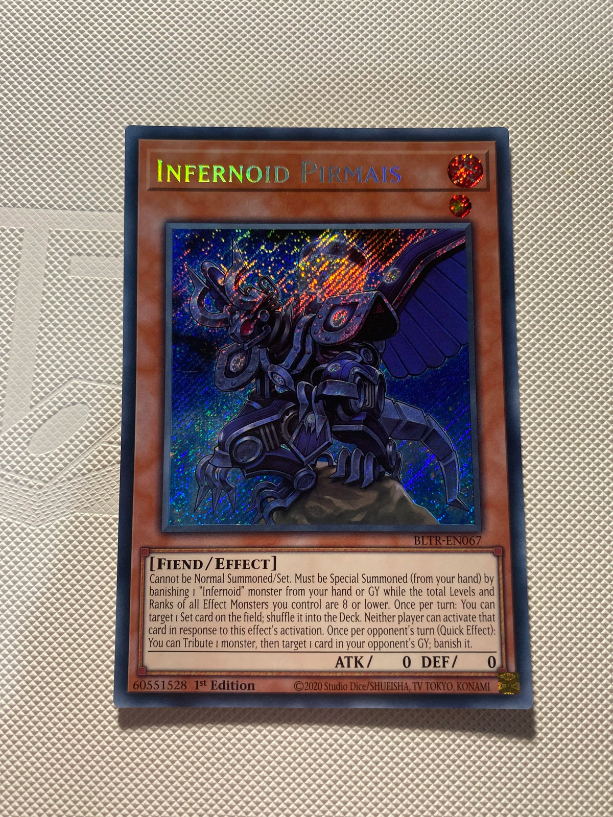 Infernoid Pirmais Secret Rare Near Mint