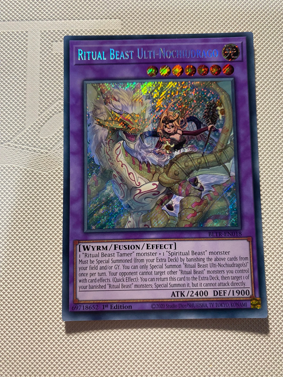 Ritual Beast Ulti-nochiudrago Secret Rare Near Mint