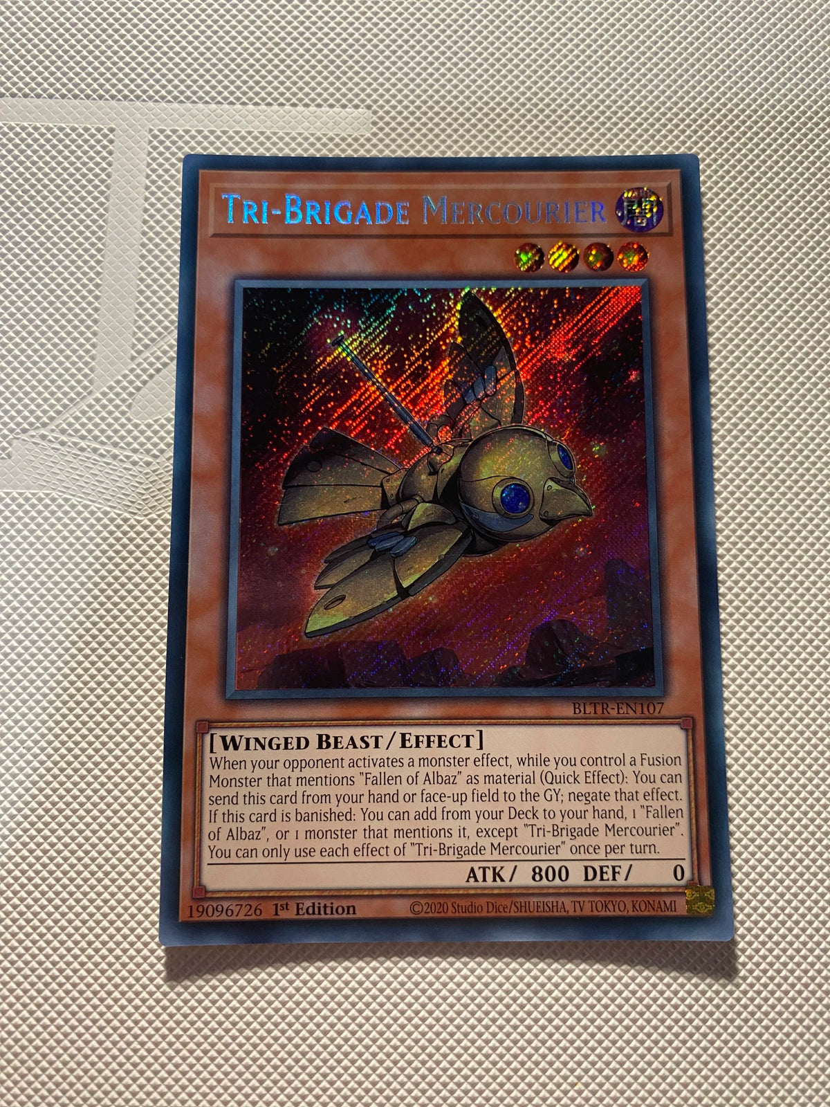 Tri-brigade Mercourier Secret Rare Near Mint