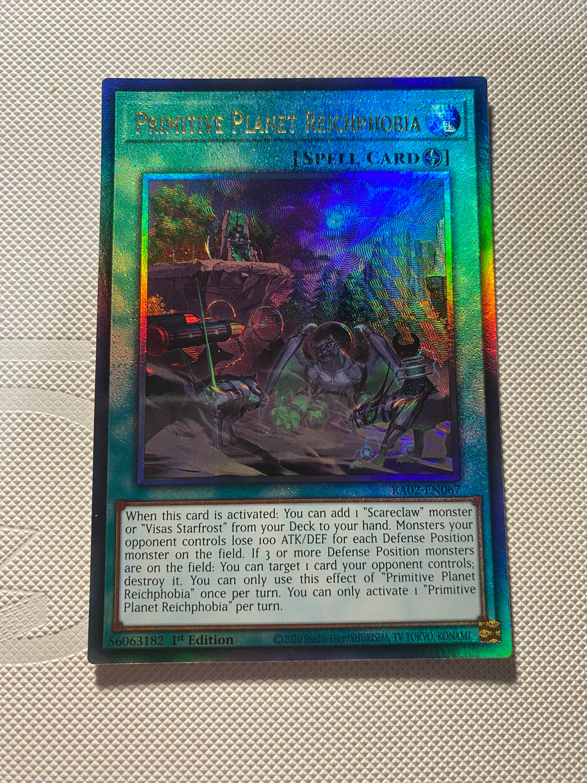 Primitive Planet Reichphobia Prismatic Ultimate Rare Near Mint