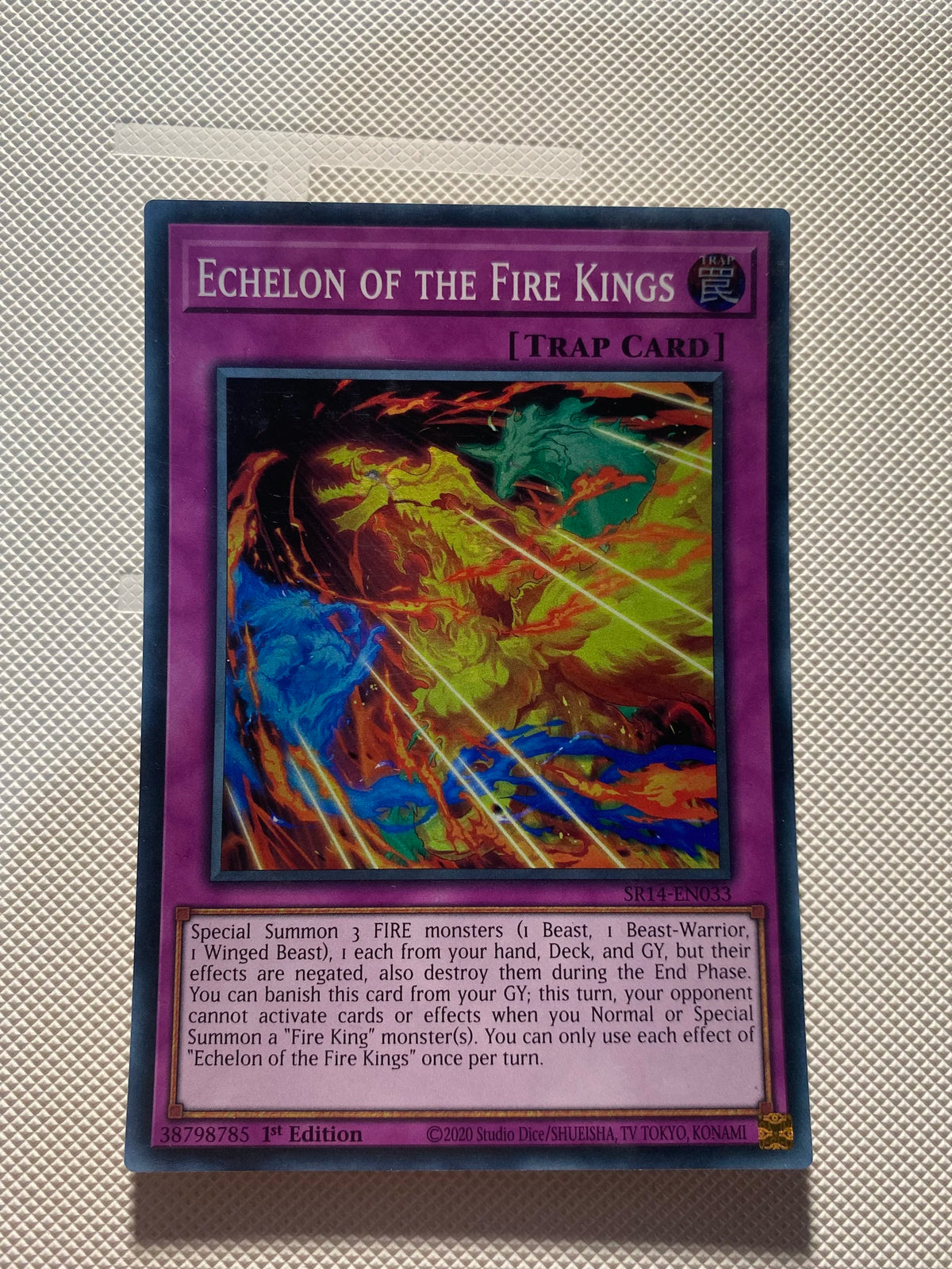 Echelon OF THE Fire Kings Super Rare Near Mint