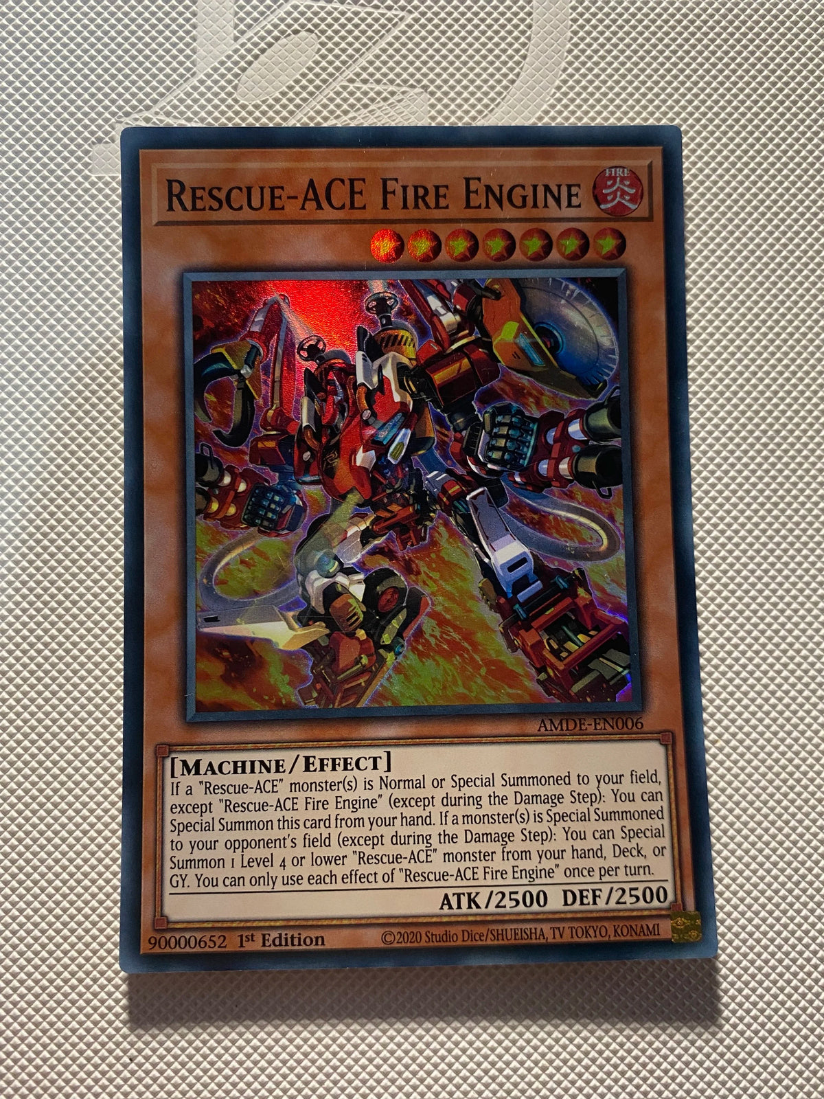 Rescue-ace Fire Engine Super Rare Near Mint
