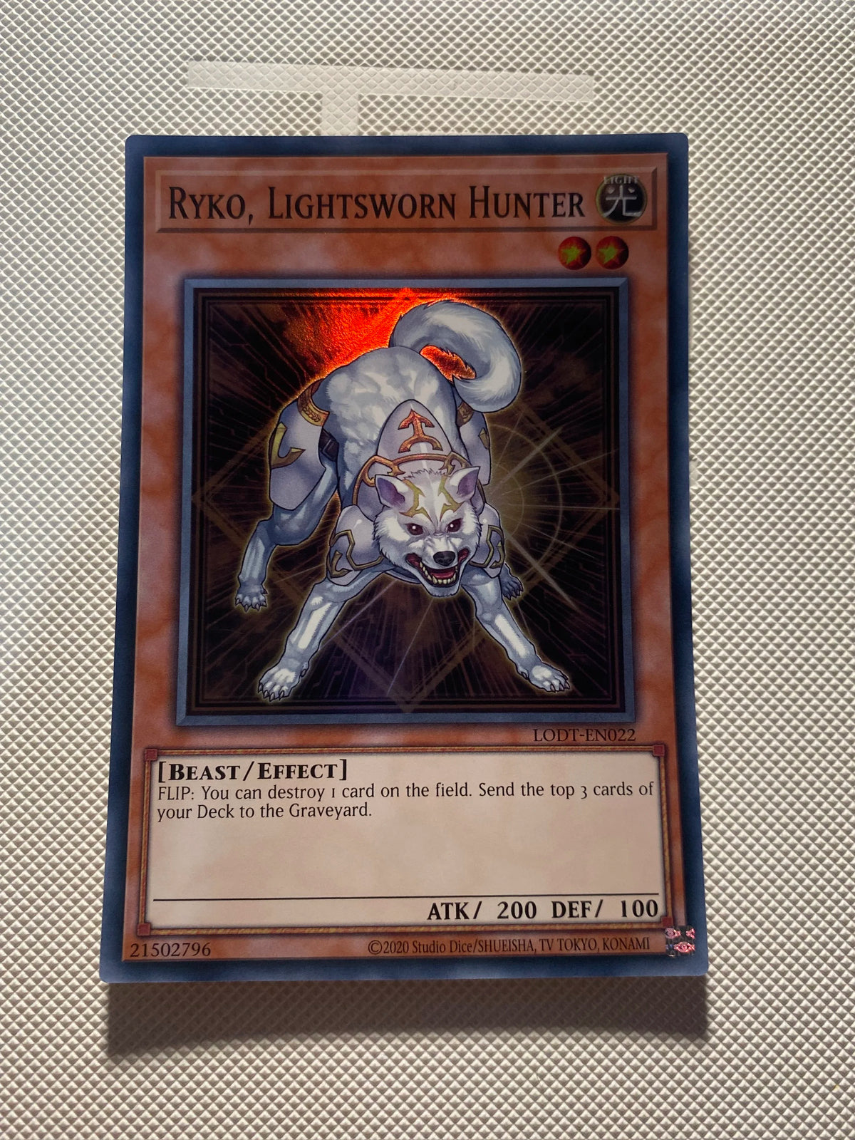 Ryko, Lightsworn Hunter Super Rare Near Mint