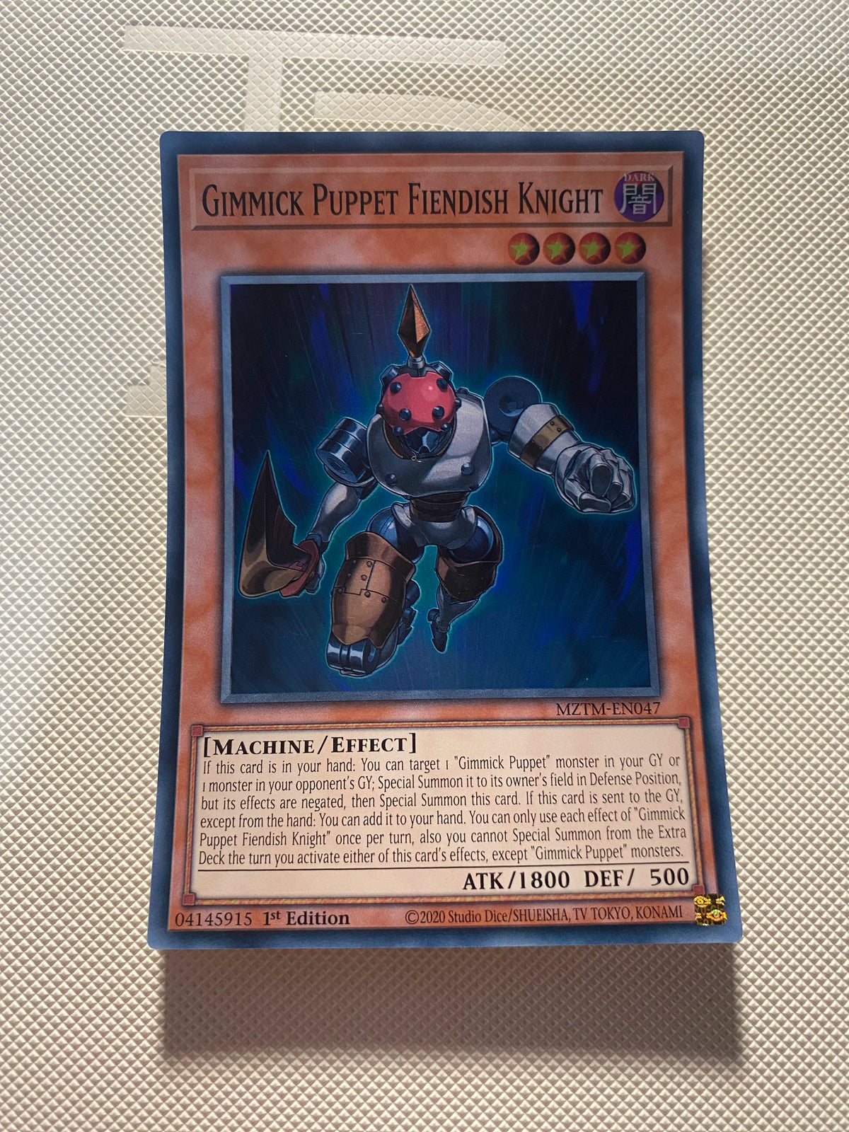 Gimmick Puppet Fiendish Knight Super Rare Near Mint