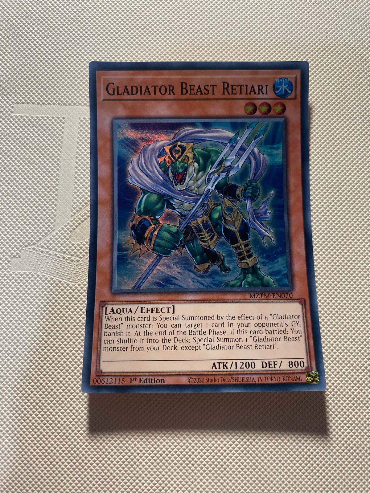 Gladiator Beast Retiari Super Rare Near Mint