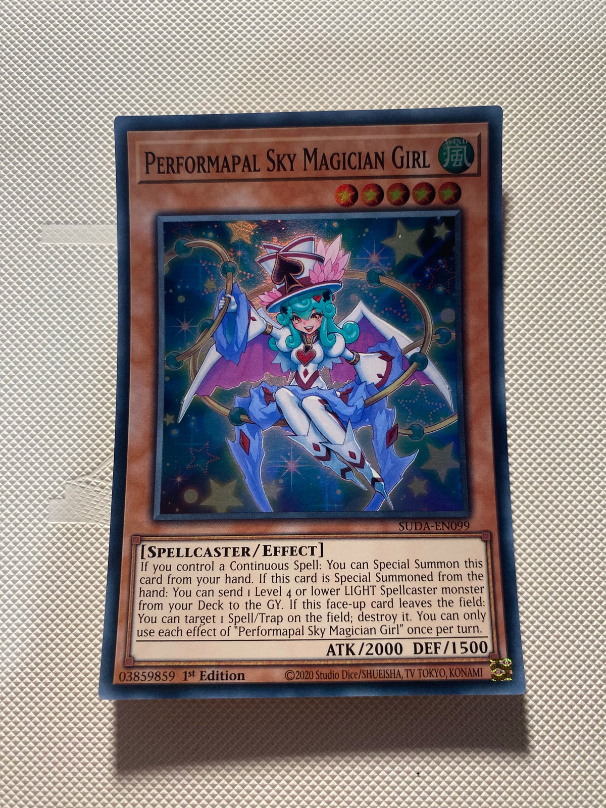 Performapal SKY Magician Girl Super Rare Near Mint
