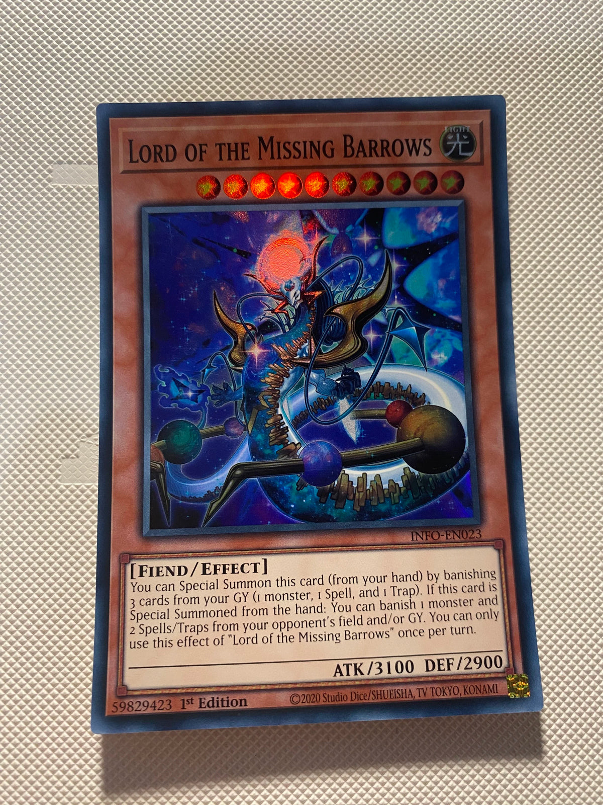 Lord OF THE Missing Barrows Super Rare Near Mint