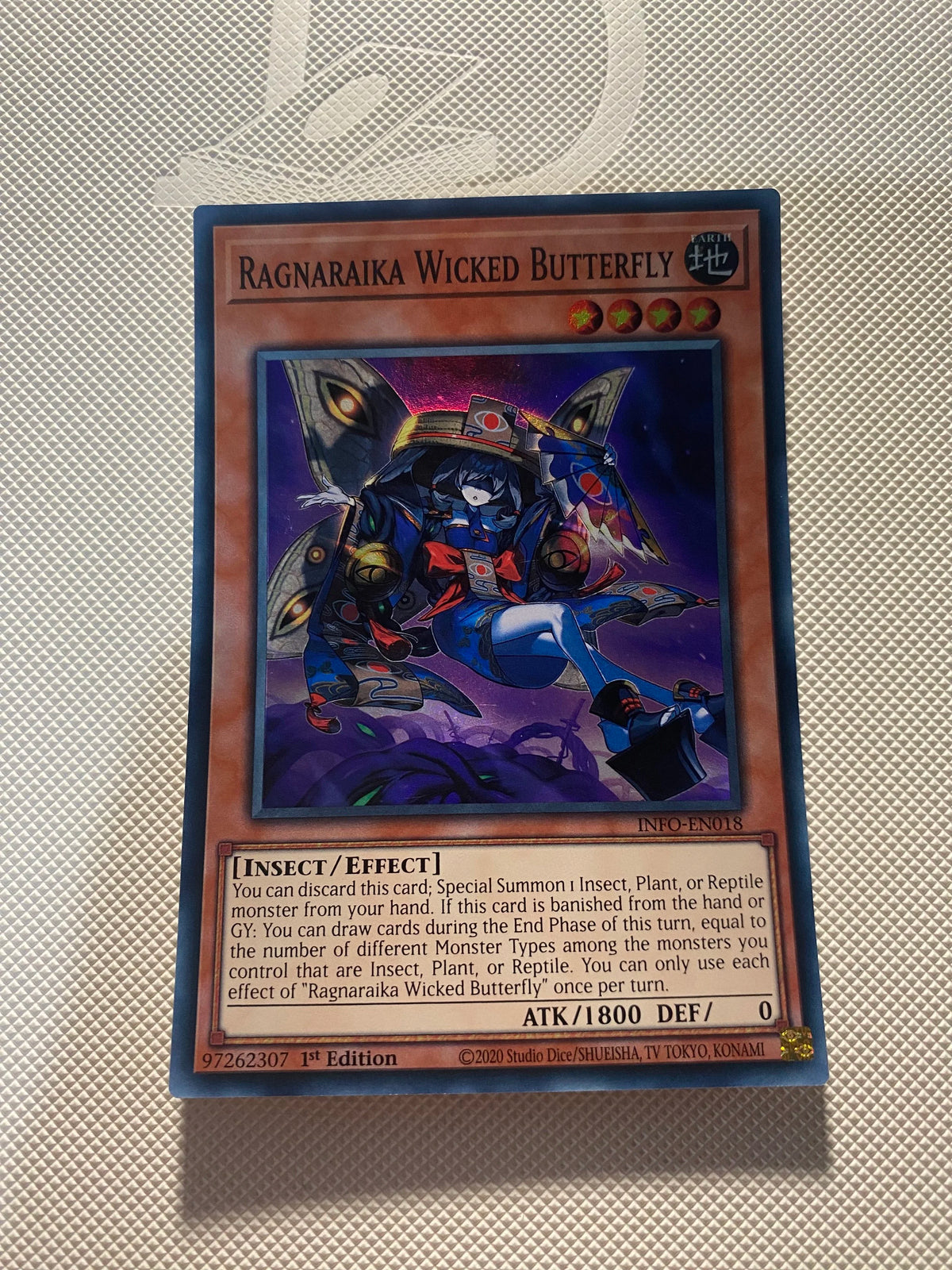 Ragnaraika Wicked Butterfly Super Rare Near Mint