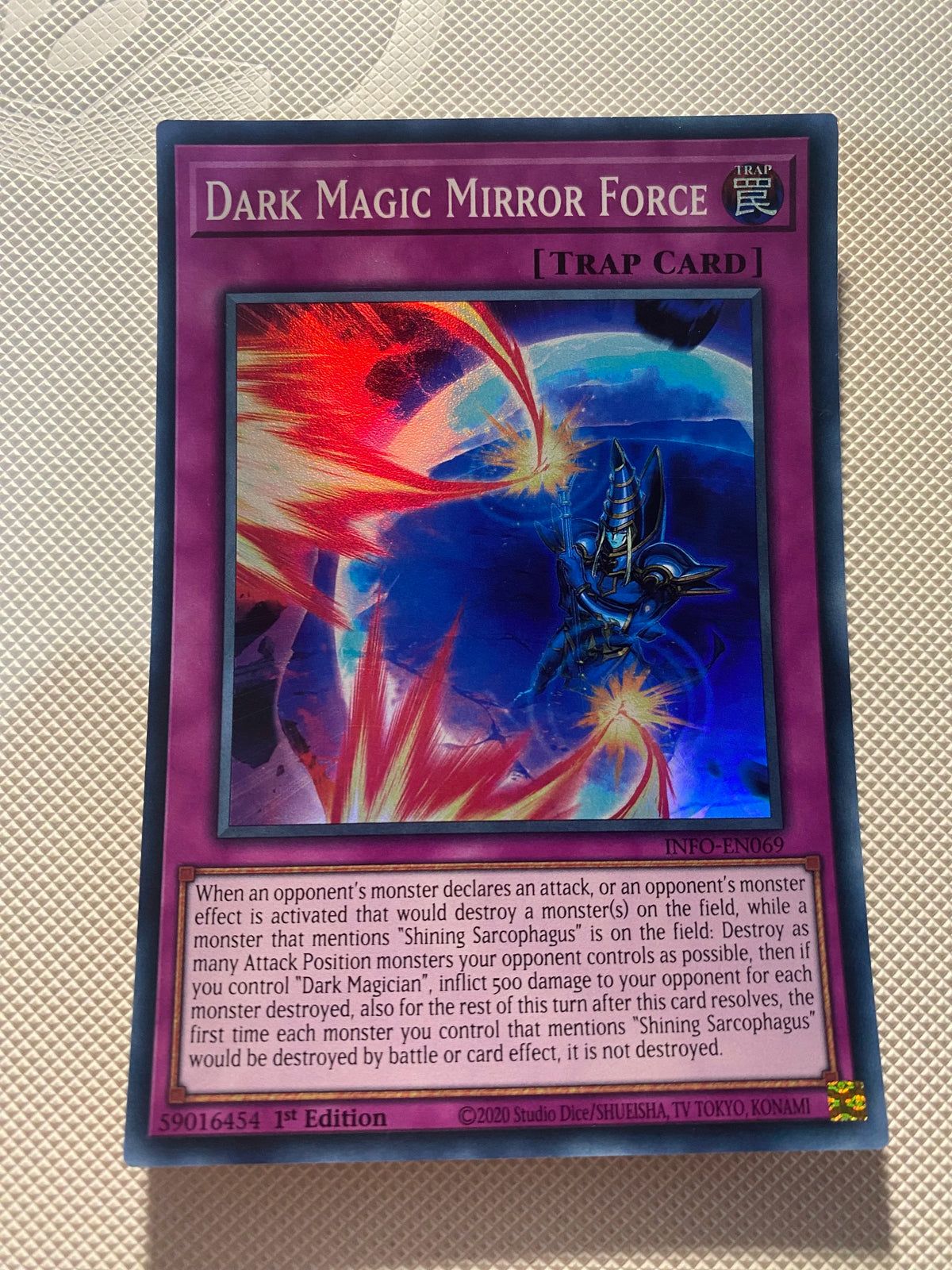 Dark Magic Mirror Force Super Rare Near Mint