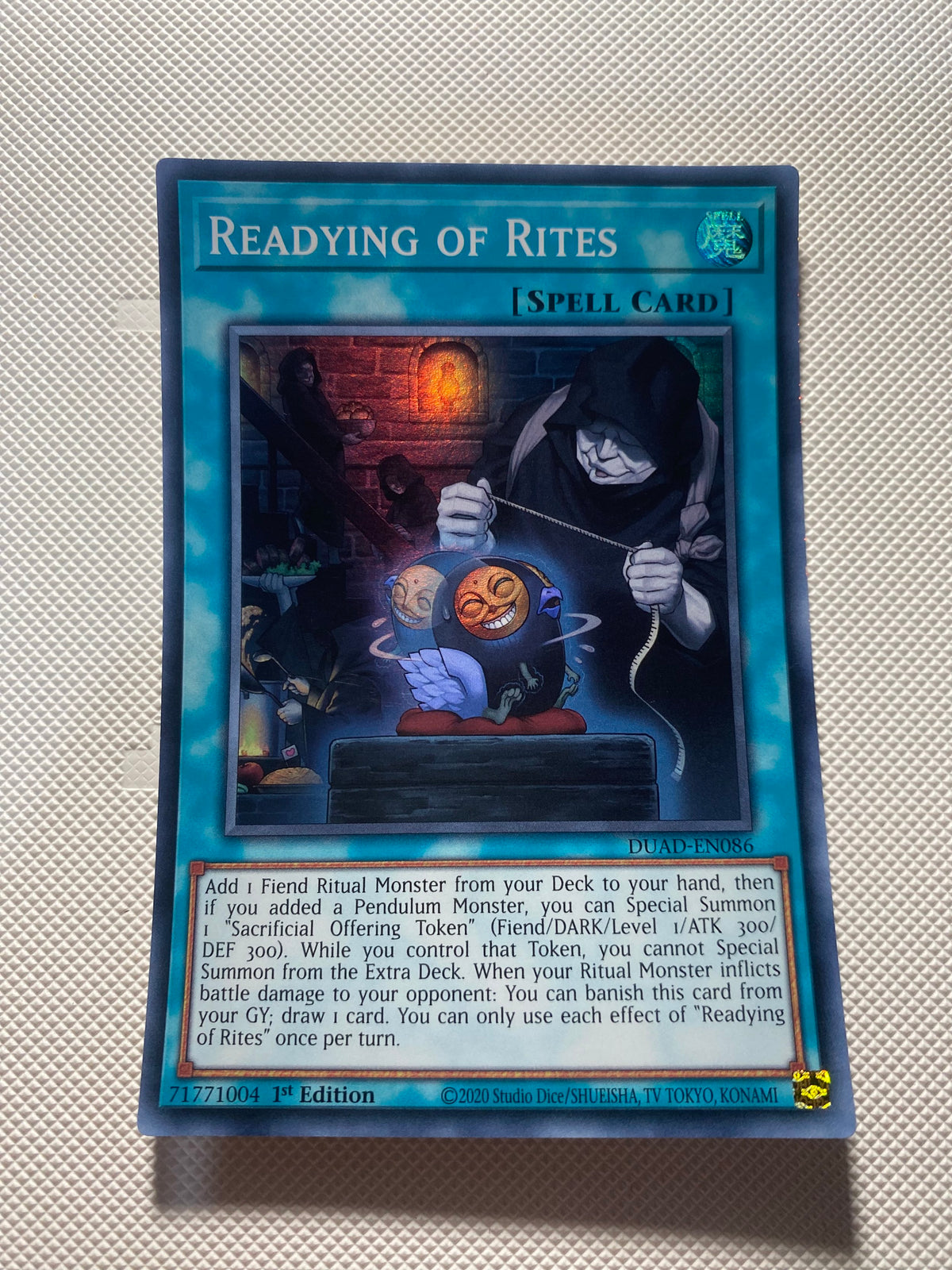Readying OF Rites Super Rare Near Mint