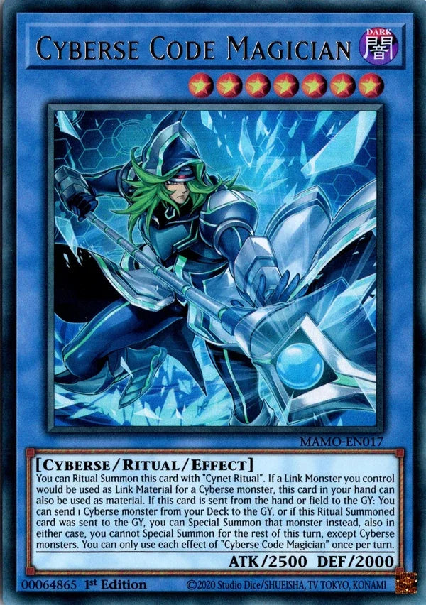 Cyberse Code Magician - MAMO-EN017 - 1st Edition - Ultra Rare