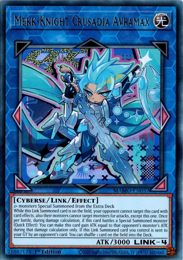 Mekk-Knight Crusadia Avramax (Chibi Art) - MAMO-EN037 - 1st Edition - Ultra Rare