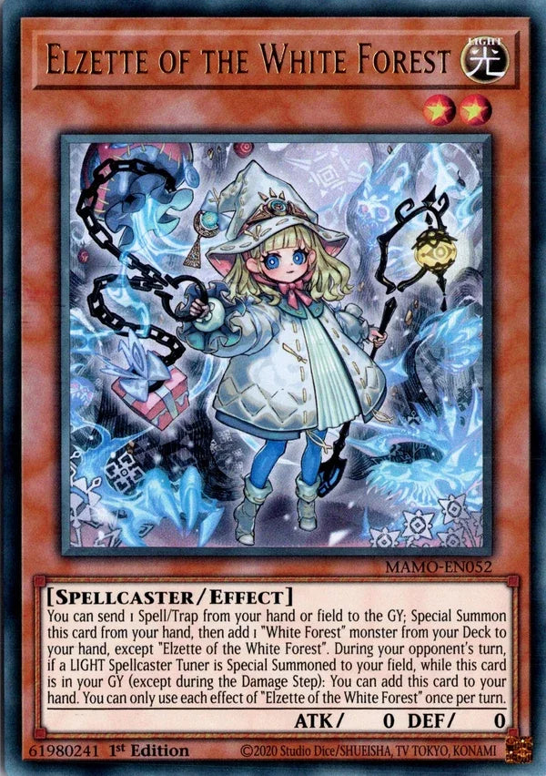 Elzette of the White Forest - MAMO-EN052 - 1st Edition - Ultra Rare