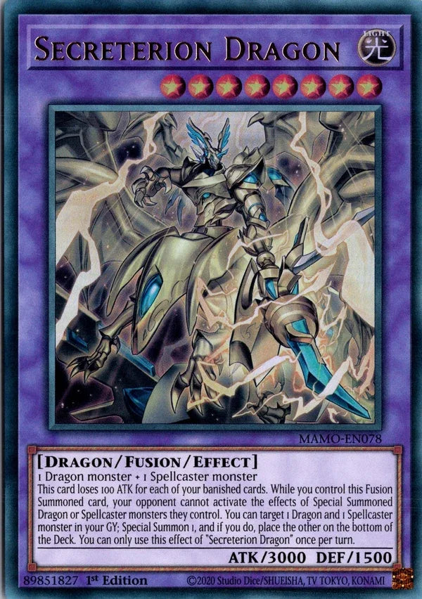 Secreterion Dragon - MAMO-EN078 - 1st Edition - Ultra Rare