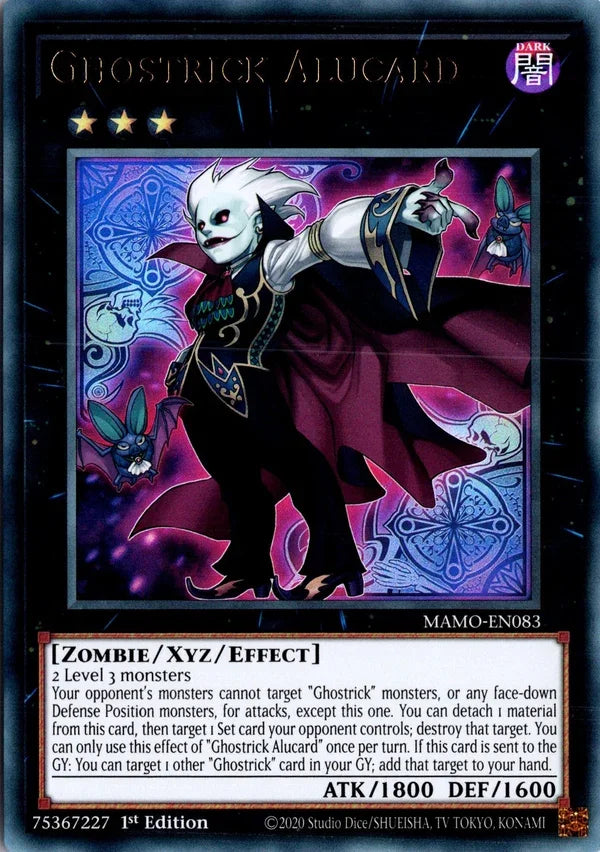 Ghostrick Alucard - MAMO-EN083 - 1st Edition - Ultra Rare