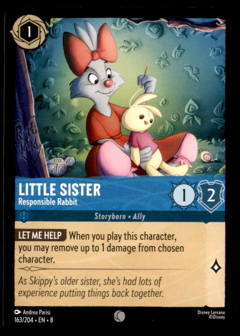 Little Sister - Responsible Rabbit Common Reign of Jafar 163/204 NM